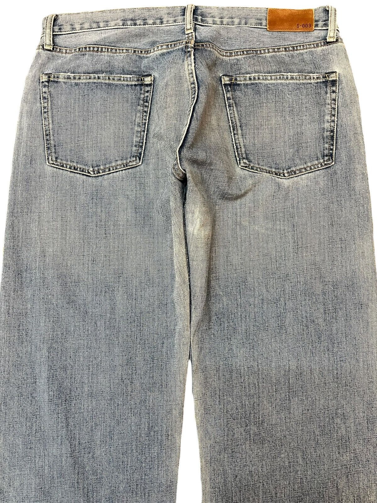 Uniqlo Vintage Uniqlo S-003 Baggy Loose Faded Denim Size US 35 - 7 Thumbnail