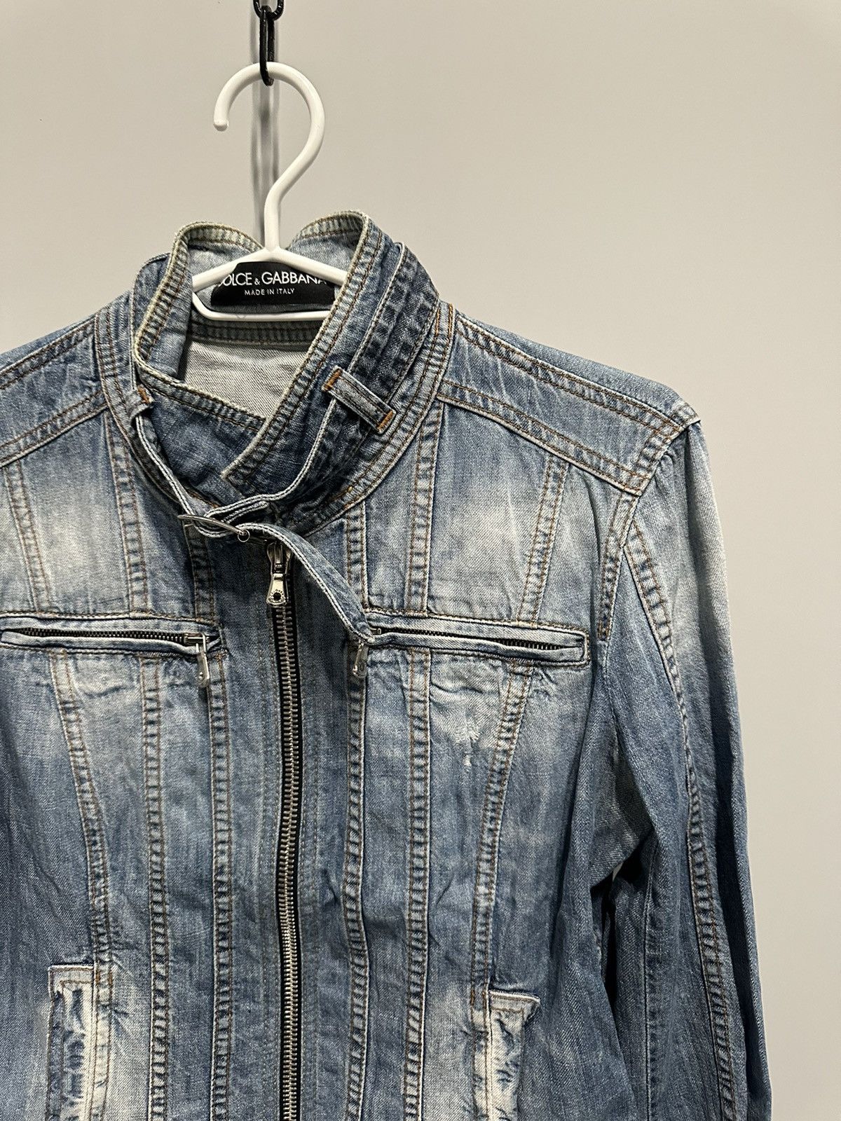 Dolce & Gabbana Vintage Archival Dolce & Gabbana 00s Y2K Denim Jacket Size M / US 6-8 / IT 42-44 - 7 Thumbnail