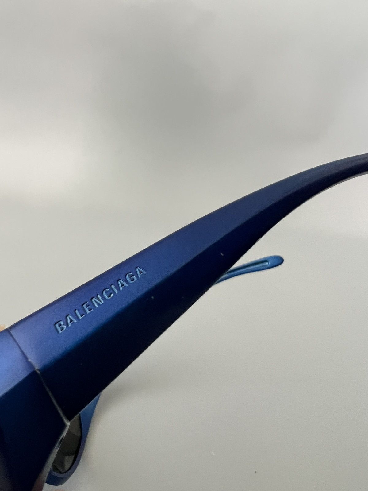 Balenciaga Balenciaga - Metal Rectangle Sunglasses Size ONE SIZE - 9 Thumbnail
