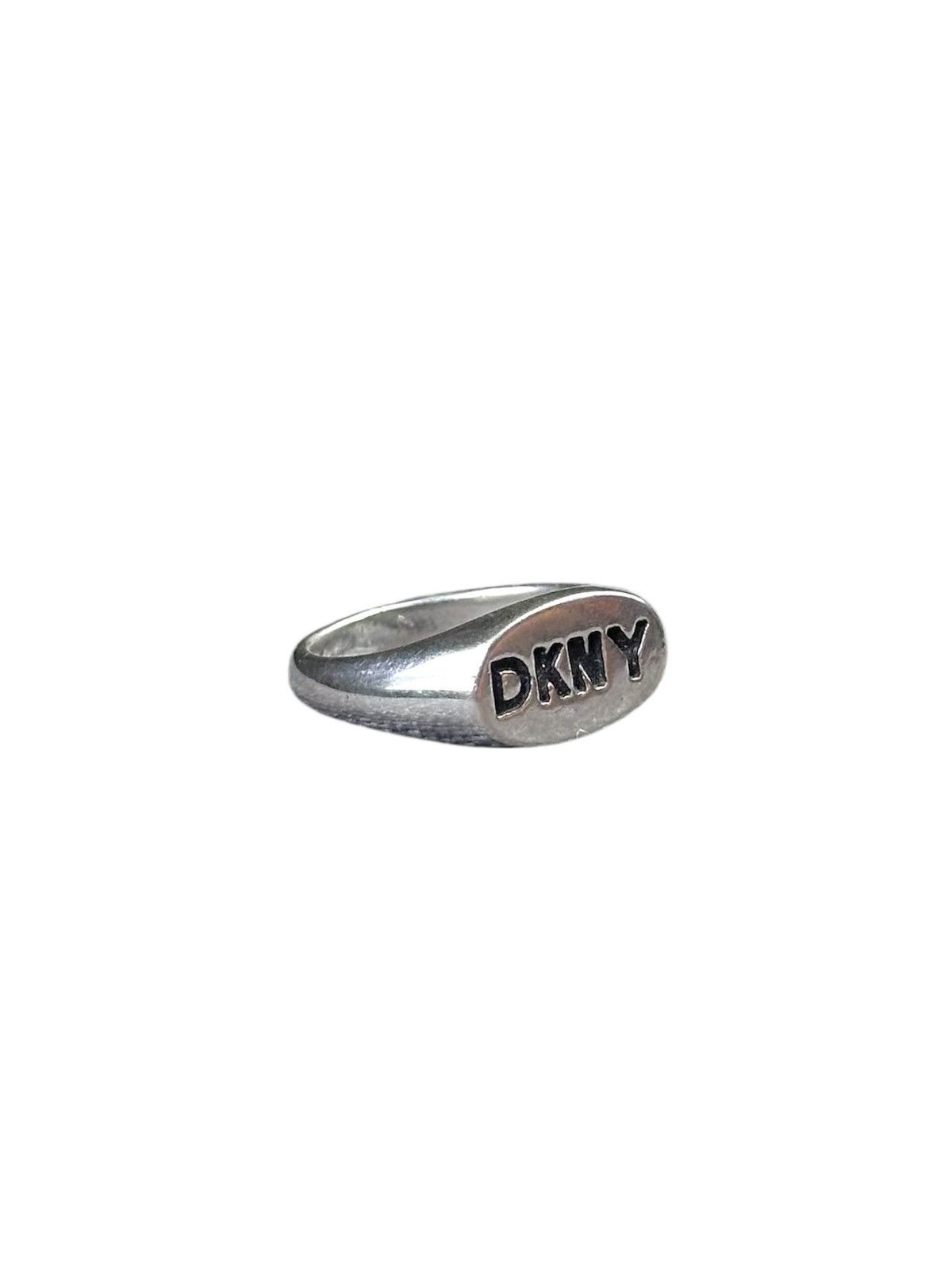 DKNY DKNY LOGO ENGRAVED SIGNET RING Size ONE SIZE - 4 Thumbnail