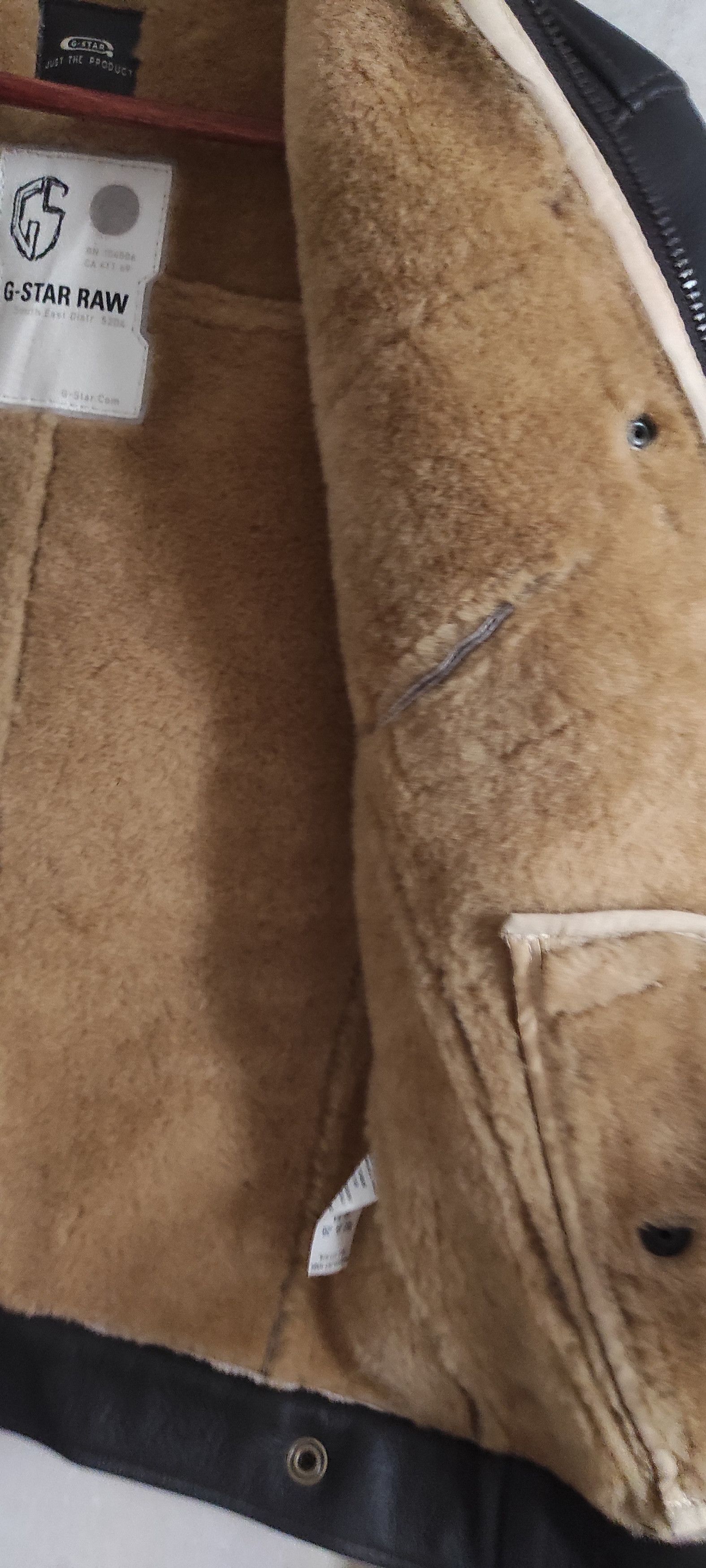 G-Star G Star Raw Shearling Lampskin Pilot Jacket Brown Size XS Size XS / US 0-2 / IT 36-38 - 18 Thumbnail