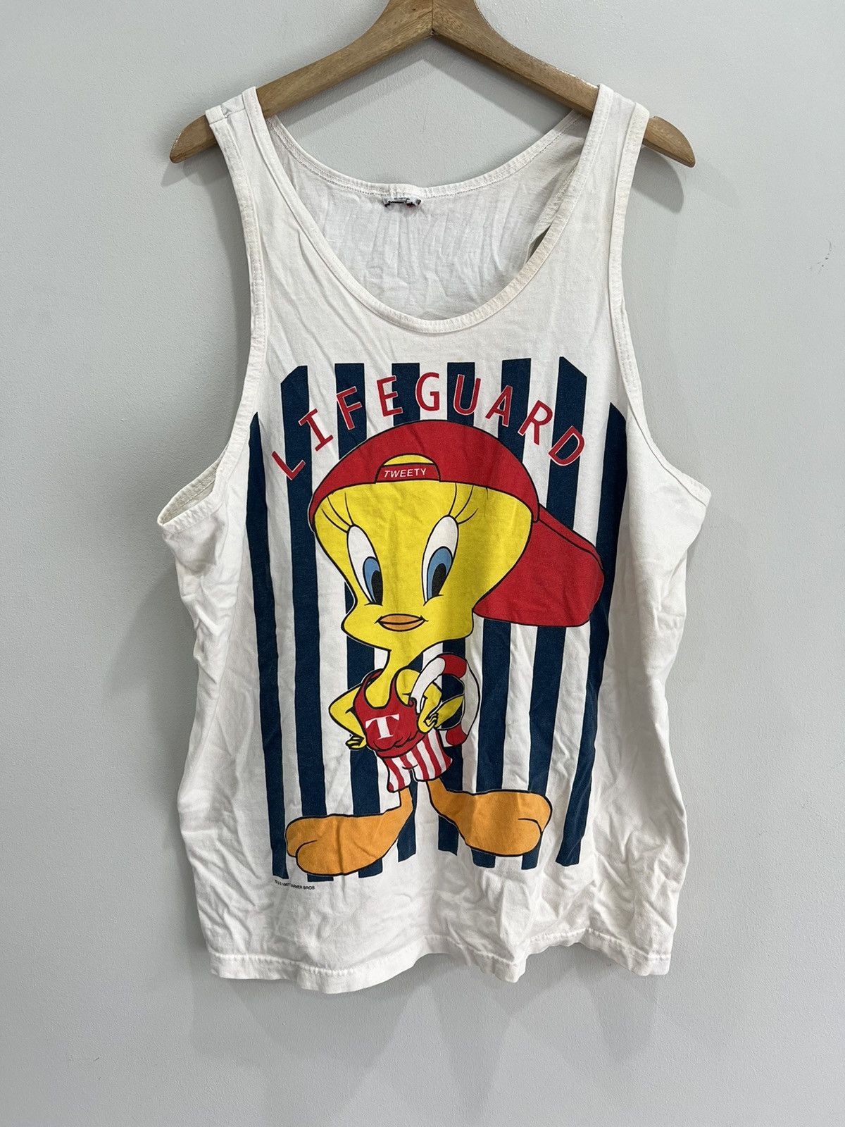 Vintage Vintage Tweety Lifeguard Bird Tank Top Shirt Size US L / EU 52-54 / 3 - 1 Thumbnail