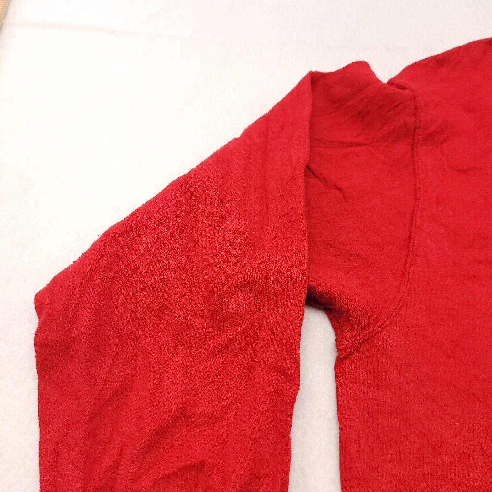 Fruit Of The Loom Fruit of the Loom Pullover Sweatshirt Mens Size Large L Red Size US L / EU 52-54 / 3 - 4 Thumbnail