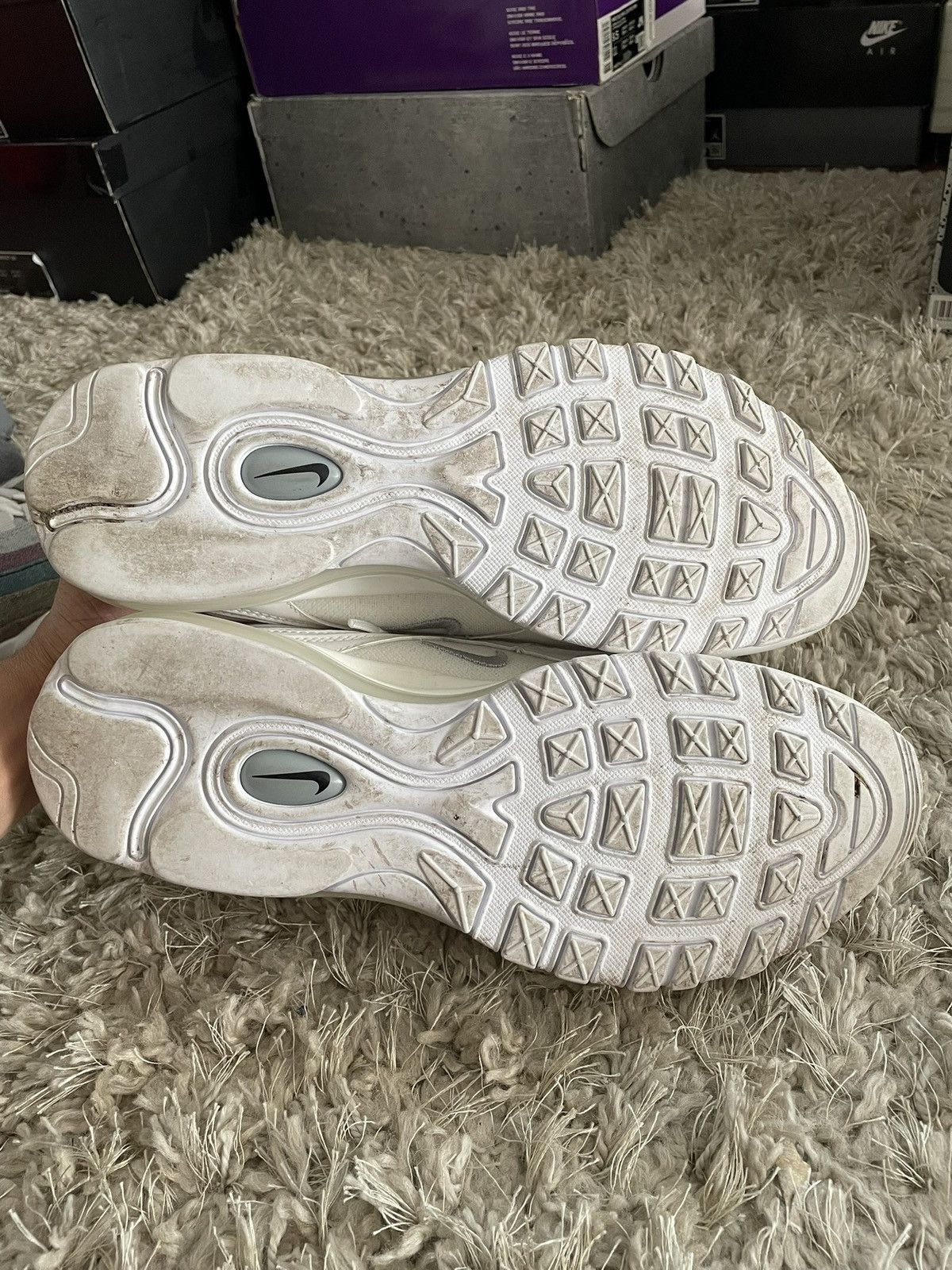 Nike Nike Air Max 97 Triple White Size US 11 / EU 44 - 8 Thumbnail