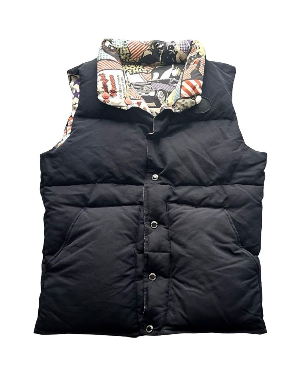 Hysteric Glamour Hysteric Glamour Comic Puffer Vest Jacket Size US S / EU 44-46 / 1 - 3 Thumbnail