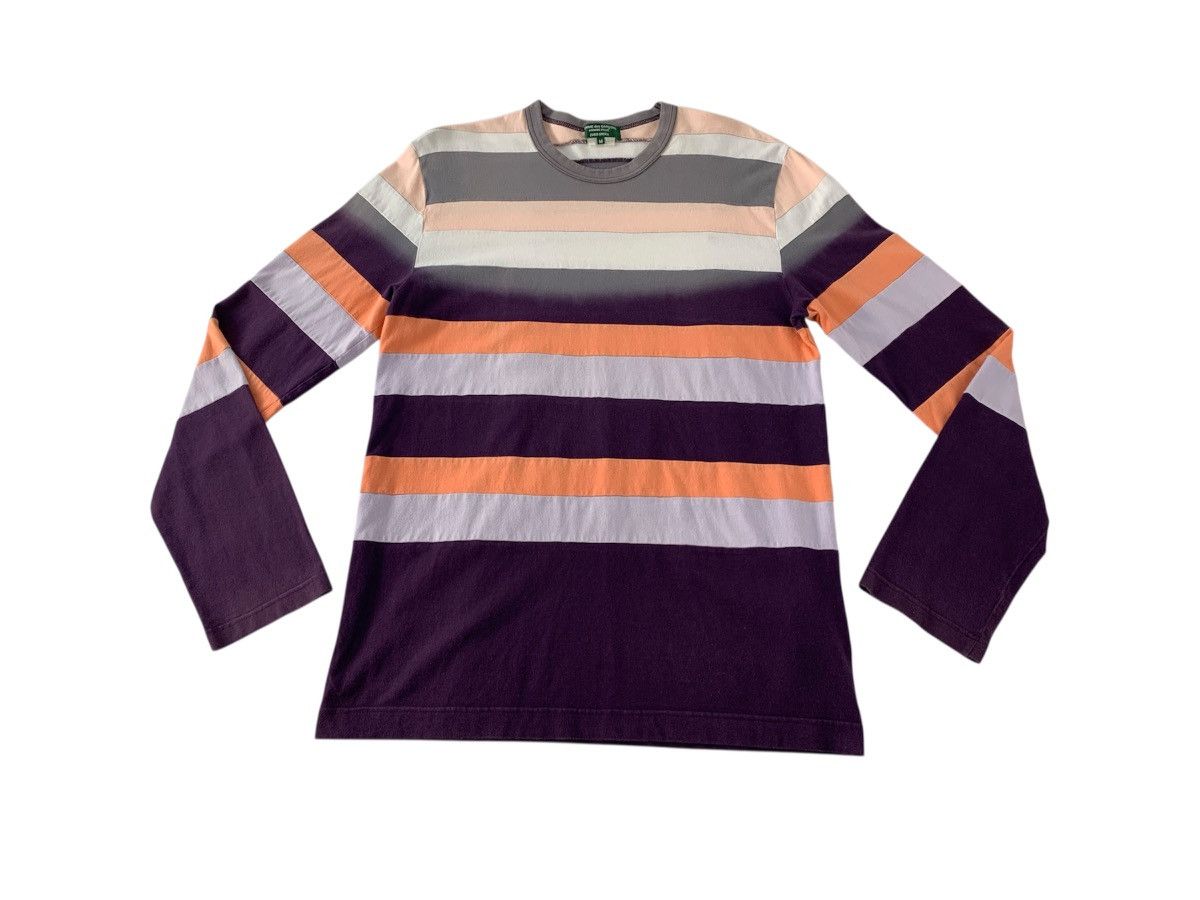 Comme des Garcons Homme Plus Comme Des Garcon Homme Plus Ever Green Colour Block Tee Size US M / EU 48-50 / 2 - 1 Thumbnail