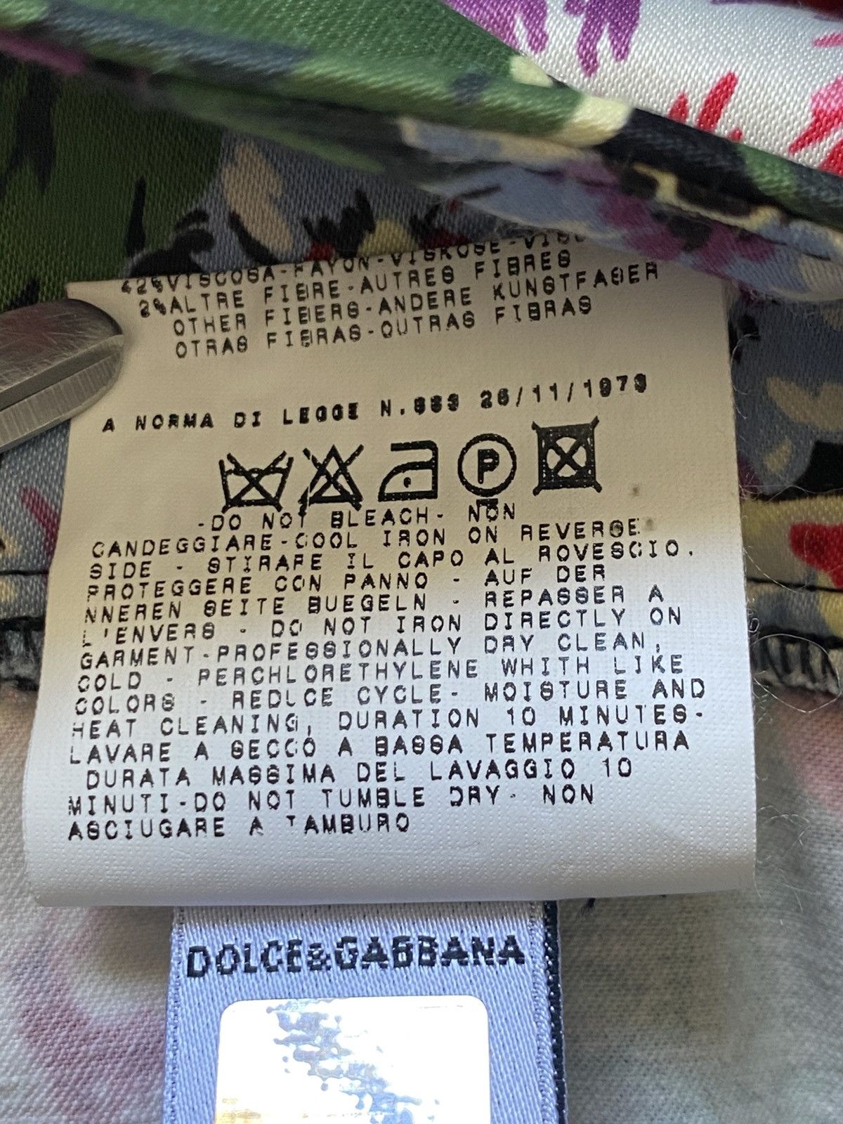 Dolce & Gabbana Vintage Dolce & Gabbana Floral Dress Authentic Y2K Luxury Size M / US 6-8 / IT 42-44 - 9 Thumbnail