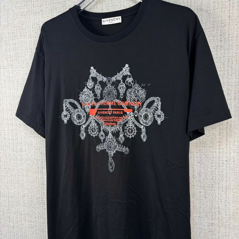 Givenchy Givenchy Geometric jewelry print short sleeve Size US XL / EU 56 / 4 - 2 Thumbnail