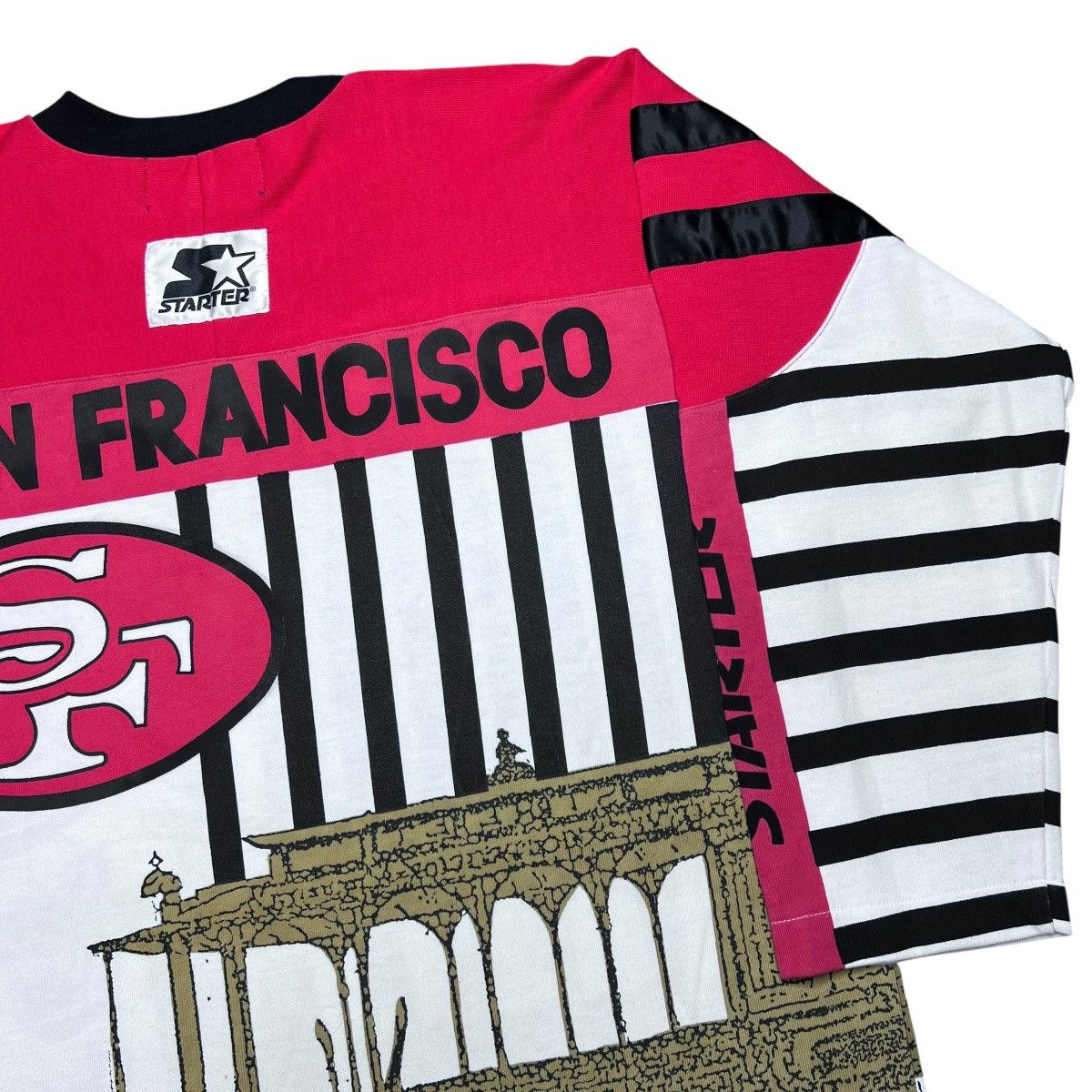 Starter NFL San Francisco 49ers Starter All Over Print Sweatshirt Size US XL / EU 56 / 4 - 19 Thumbnail