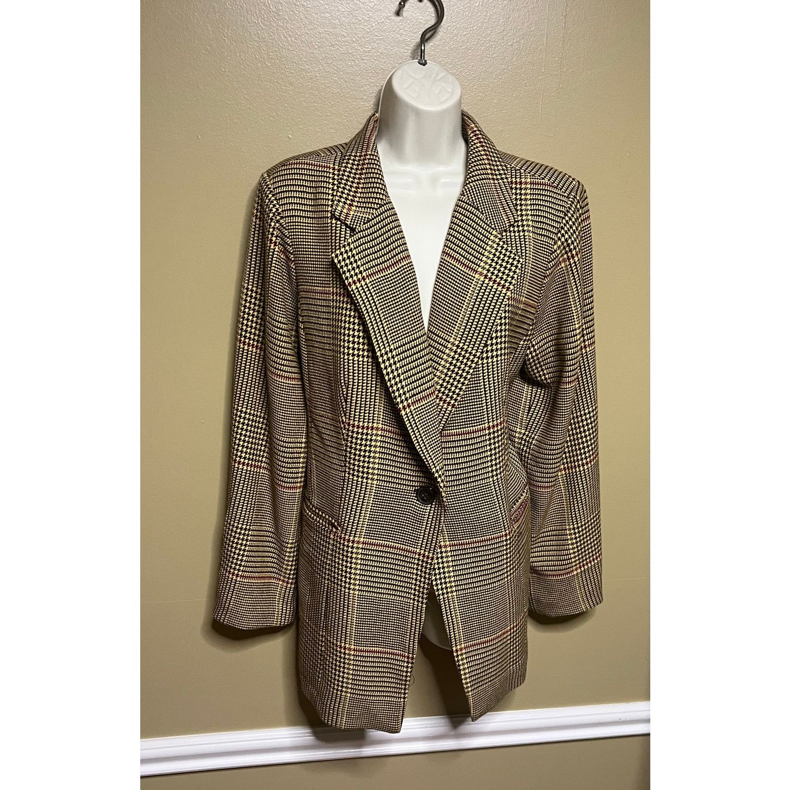 Linea Linea by Louis Dell'Olio plaid blazer Size XXL / US 16-18 / IT 52-54 - 2 Thumbnail