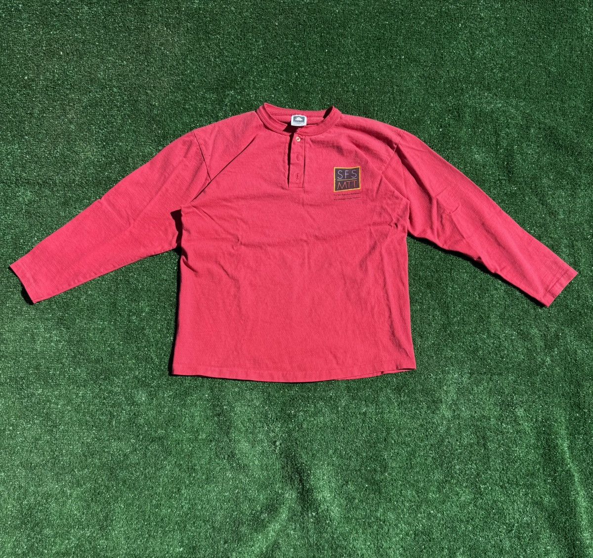 Japanese Brand × Vintage 90’s Cotton Deluxe Long-Sleeve Size US M / EU 48-50 / 2 - 1 Thumbnail
