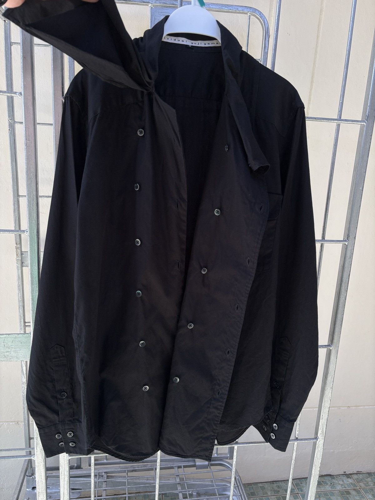 Yuji Yamada Yuji Yamada asymmetrical wrap collared shirt Size US L / EU 52-54 / 3 - 13 Thumbnail