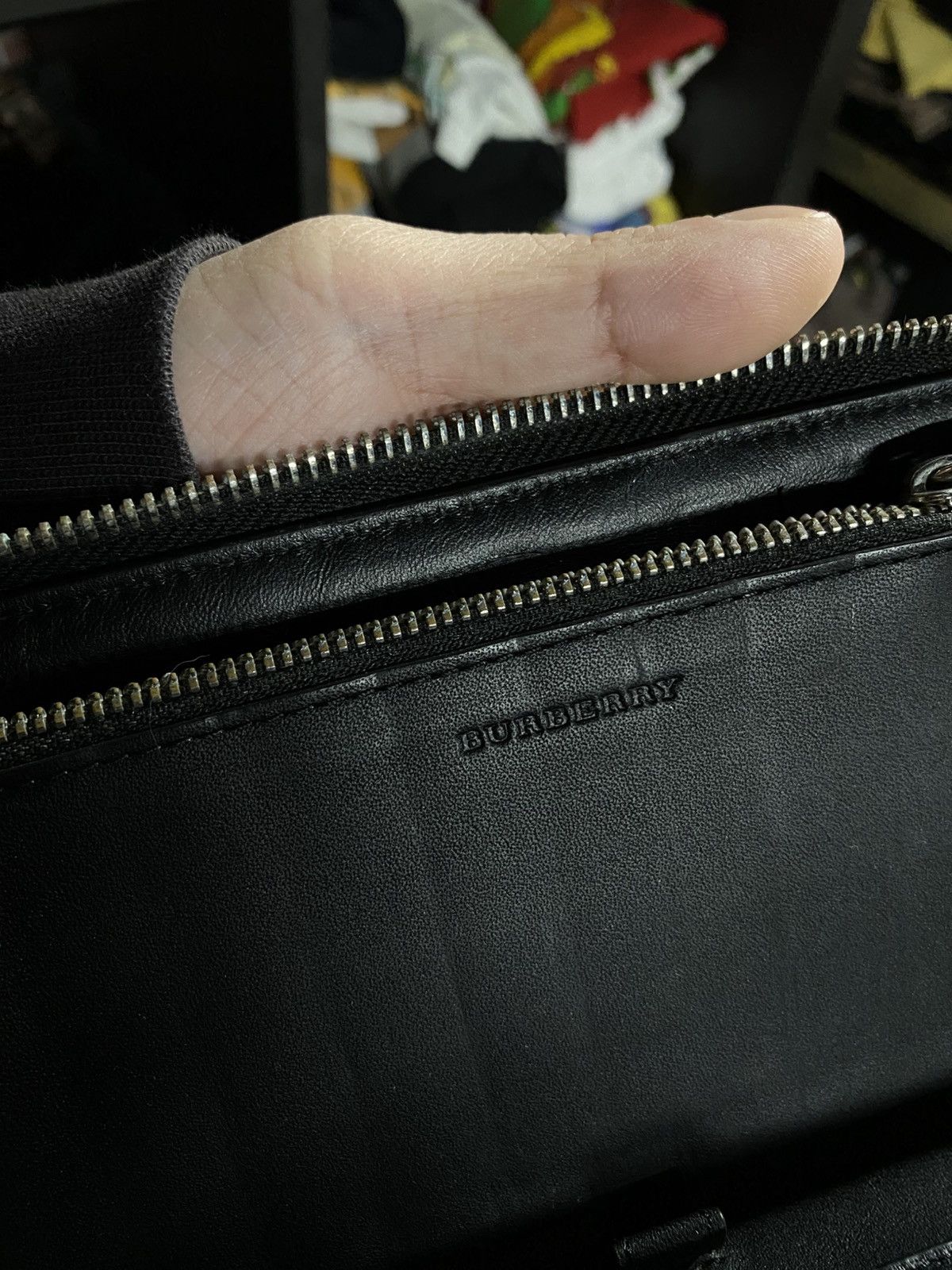 Burberry Burberry Plaid Blue Long Leather Wallet Preowned Size ONE SIZE - 12 Thumbnail