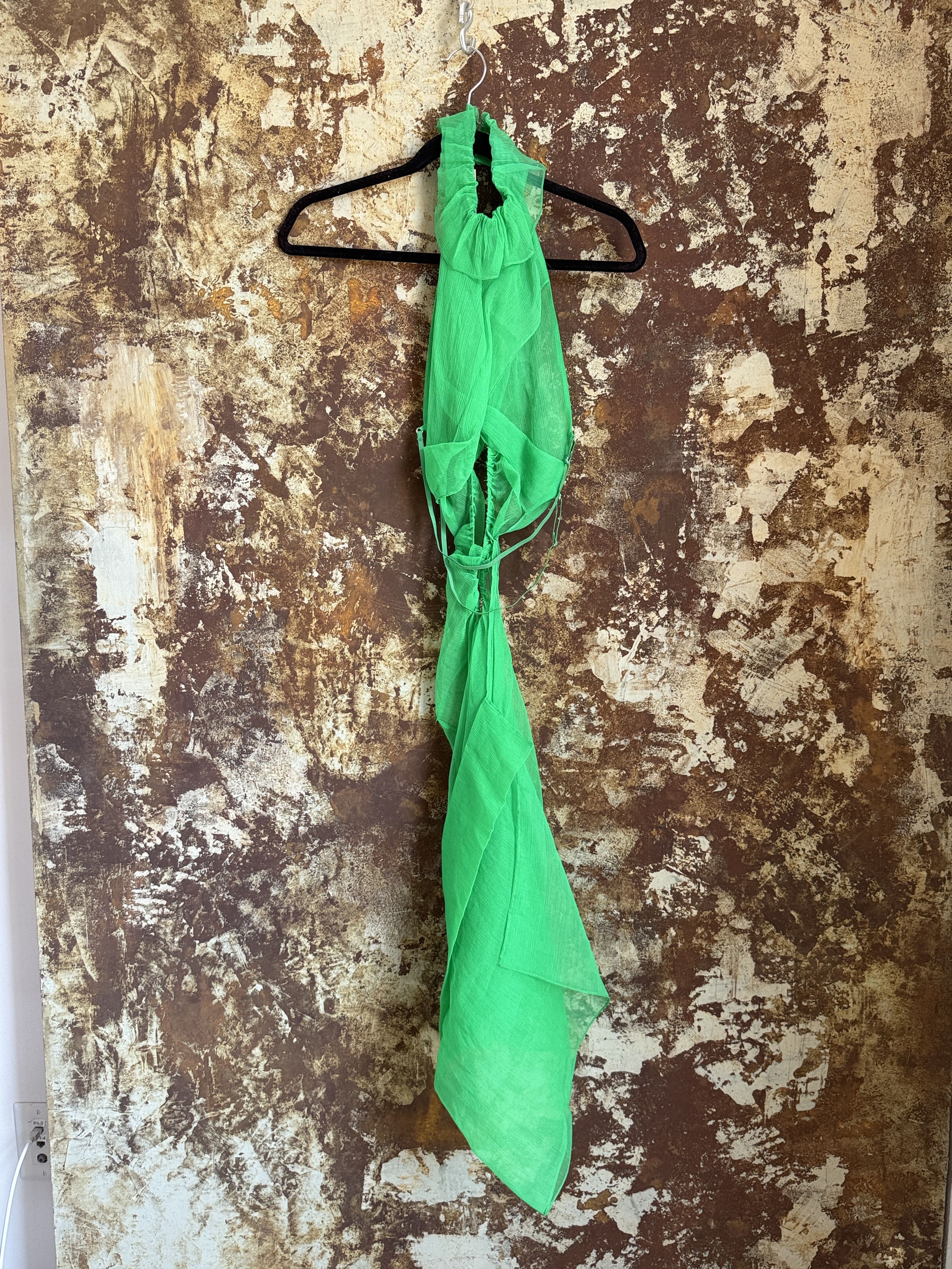 Other $955 NWT 100% SILK SUPRIYA LELE DRAPED CIRCLE DRESS Size XS / US 0-2 / IT 36-38 - 6 Thumbnail