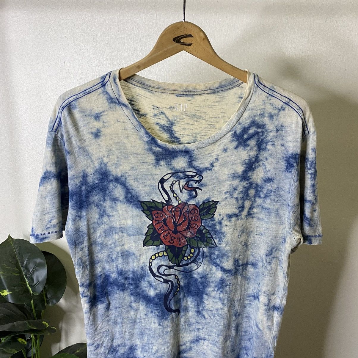 Gap Roses Snake Ed Hardy Kanye West Yeezy Style T Shirt Size US M / EU 48-50 / 2 - 2 Thumbnail