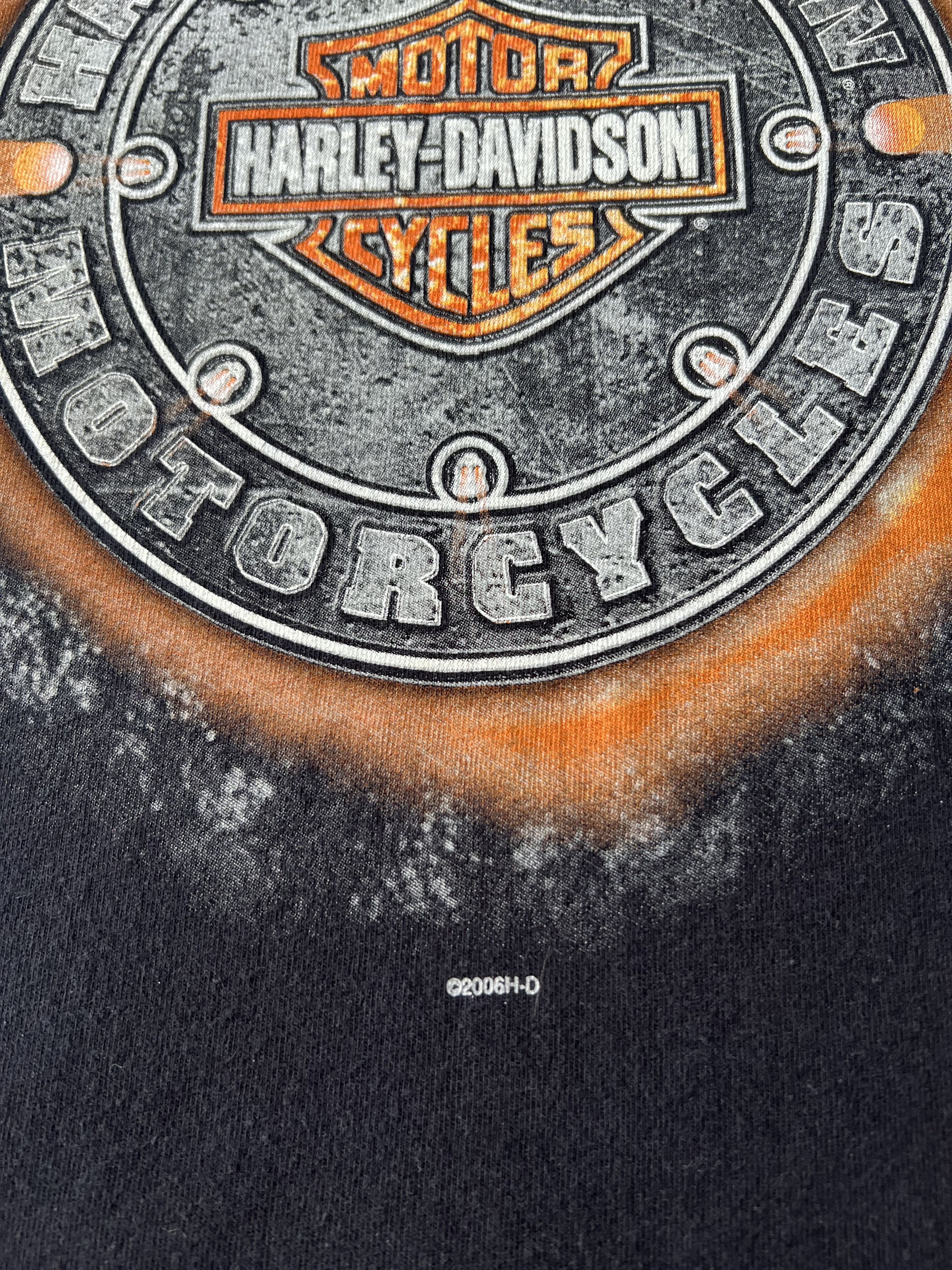 Harley Davidson Vintage 2006 Harley Davidson Motorcycle Oxford Uk T-shirt Size US XL / EU 56 / 4 - 7 Thumbnail