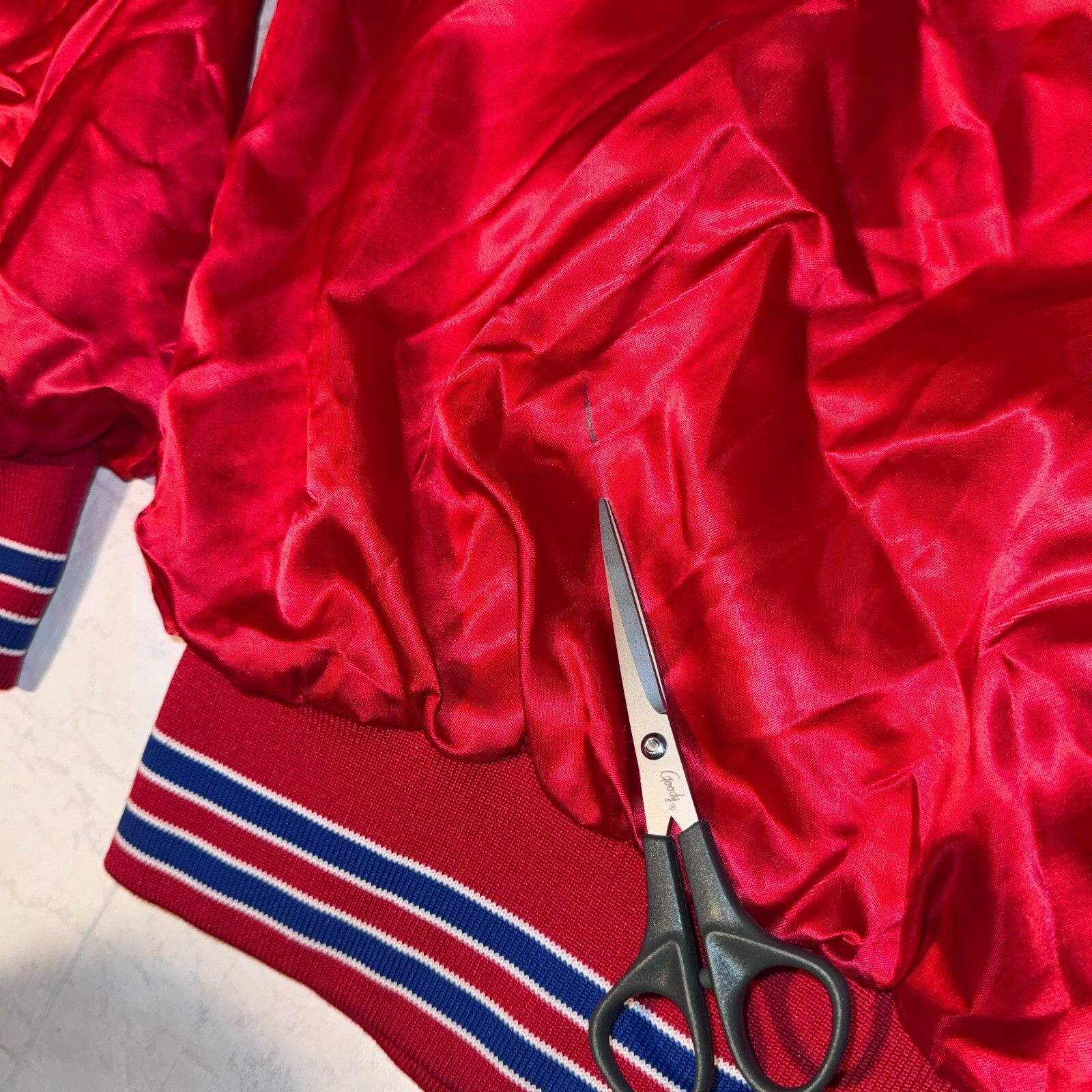 Other Vintage Nabisco Ritz Crackers Jukebox Red Satin Bomber Jacke Size US M / EU 48-50 / 2 - 9 Thumbnail