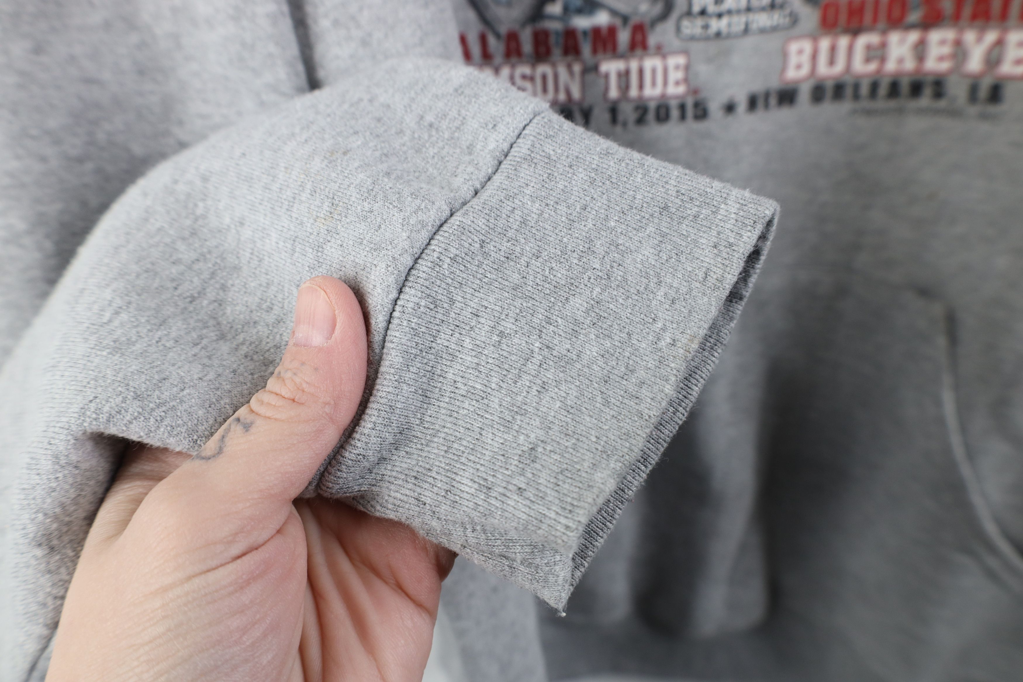 Vintage Y2K 2015 College Alabama Ohio State University Hoodie Size US XXL / EU 58 / 5 - 9 Thumbnail