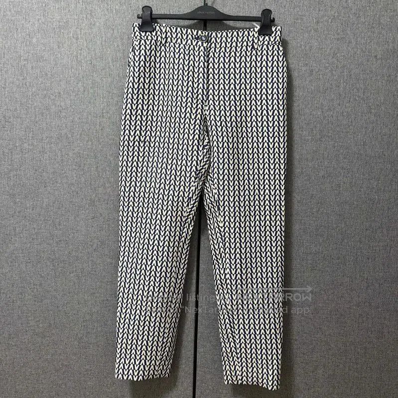 Valentino Valentino Men's Gray Logo Print Casual Pants . Size US 27 - 1 Thumbnail