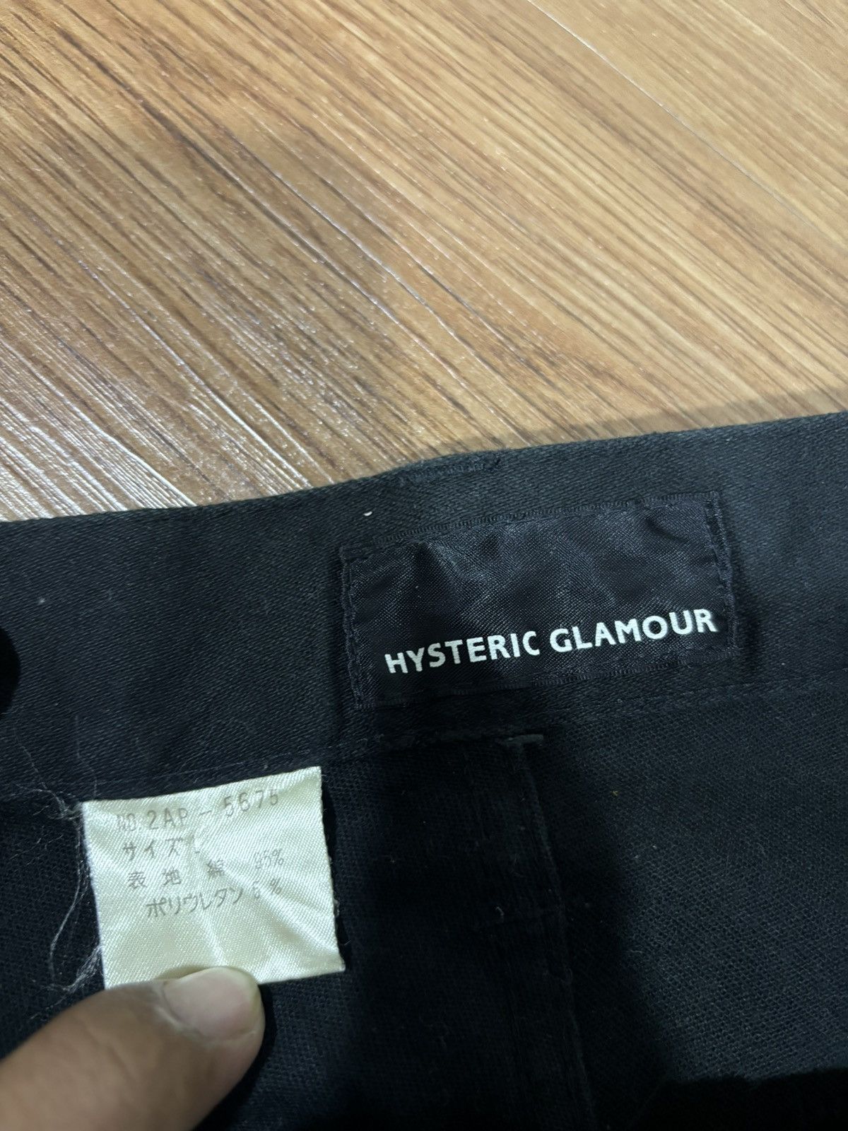 Hysteric Glamour × Japanese Brand × Vintage Vintage Hysteric Glamour Super Black Denim Jeans Size US 30 / EU 46 - 4 Thumbnail