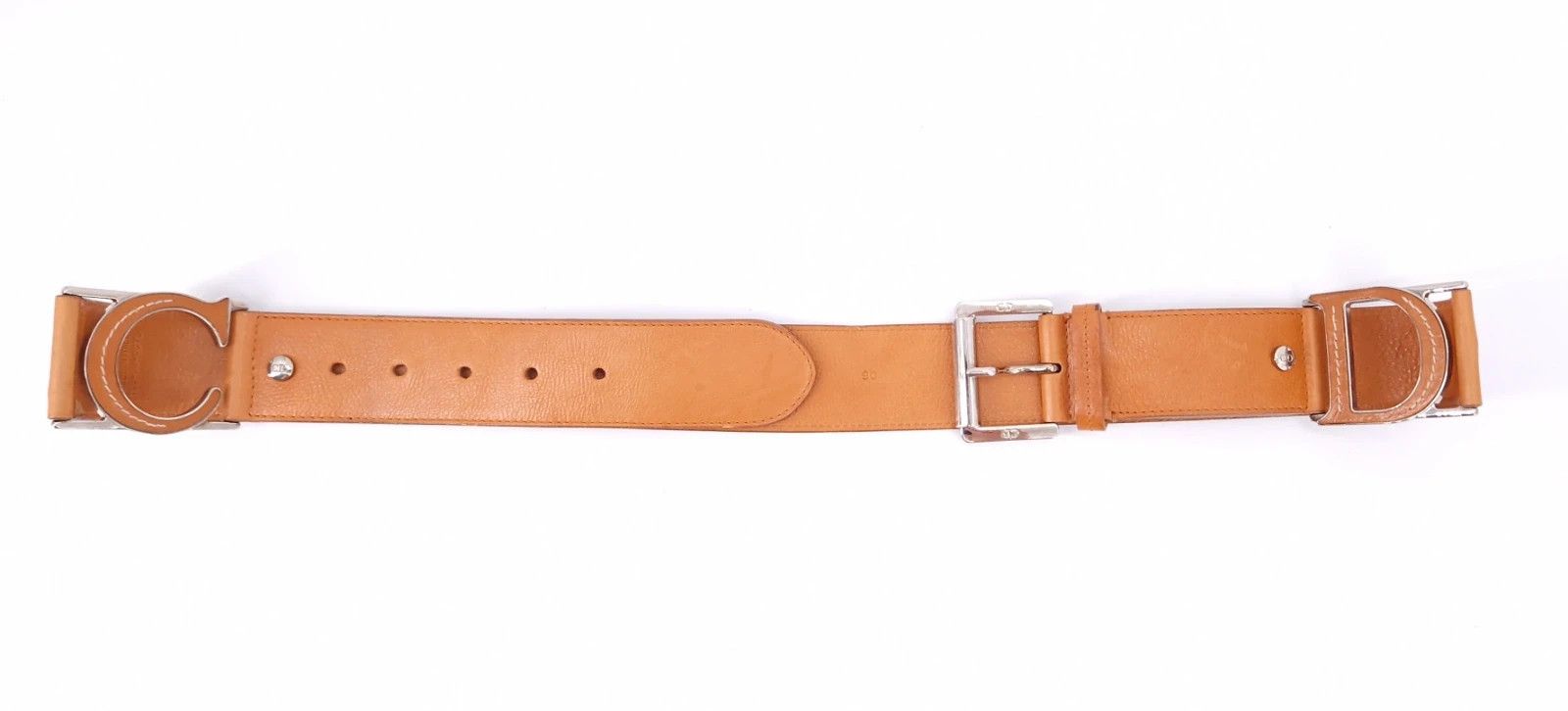 Dior Saddle CD Chrome Belt Size ONE SIZE - 10 Thumbnail