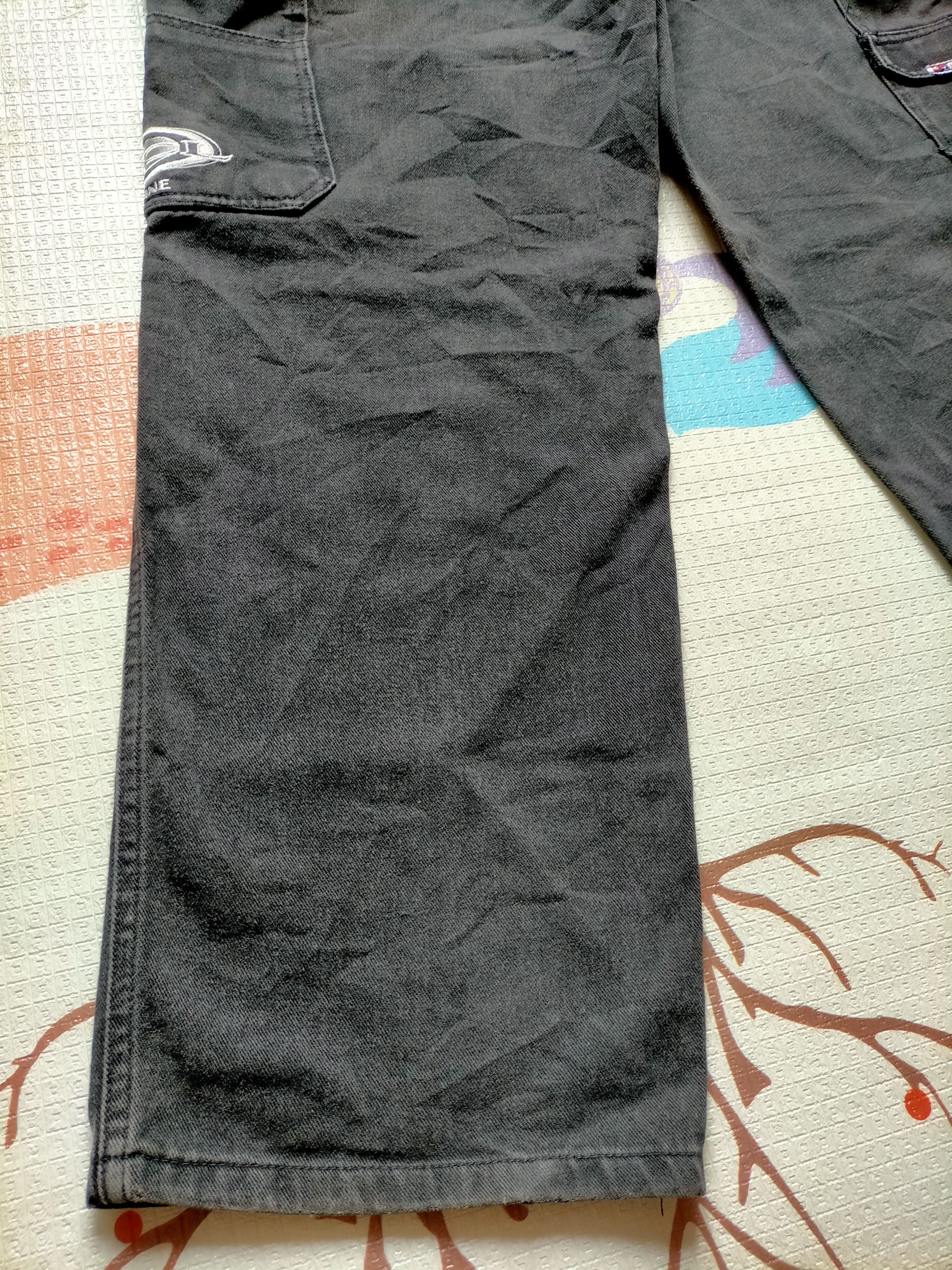 JNCO CUT LINE Jeans Cargo Multipocket Baggy Skater Jeans Size US 32 / EU 48 - 17 Thumbnail