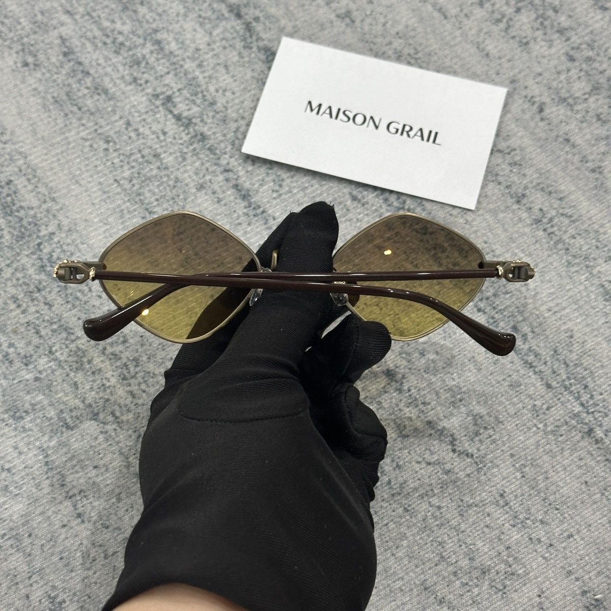 Chrome Hearts CHROME HEARTS DIAMOND DOG SAND - CLASSIC BROWN SUNGLASSES Size ONE SIZE - 4 Thumbnail