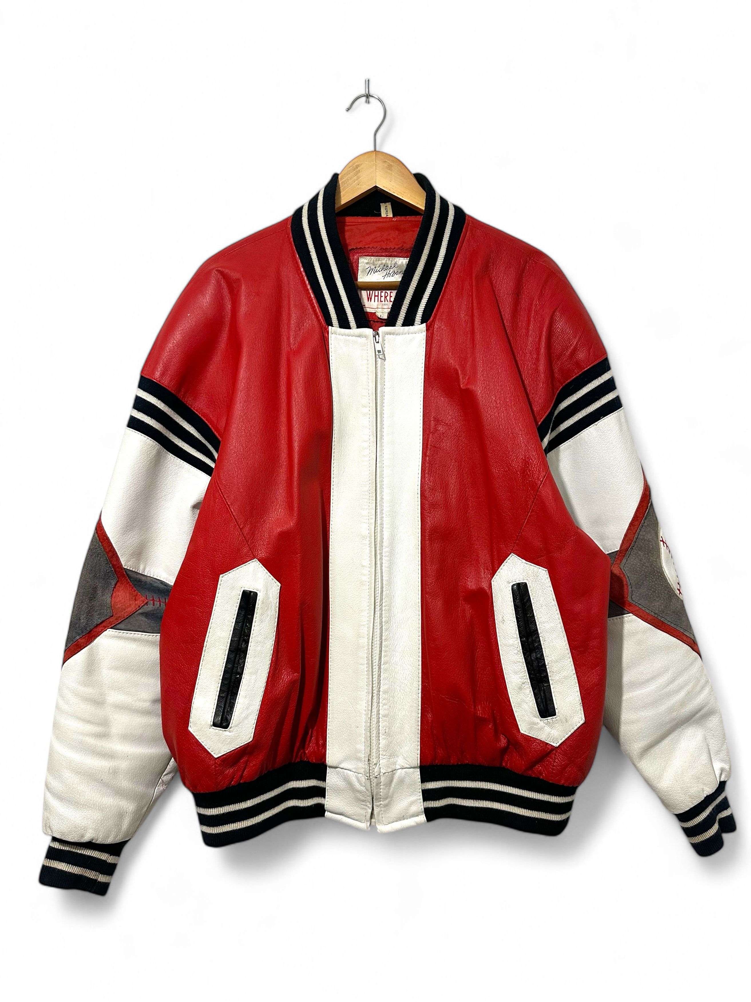 Michael Hoban 1991 Michael Hoban Leather Bomber Jacket Size US L / EU 52-54 / 3 - 2 Thumbnail