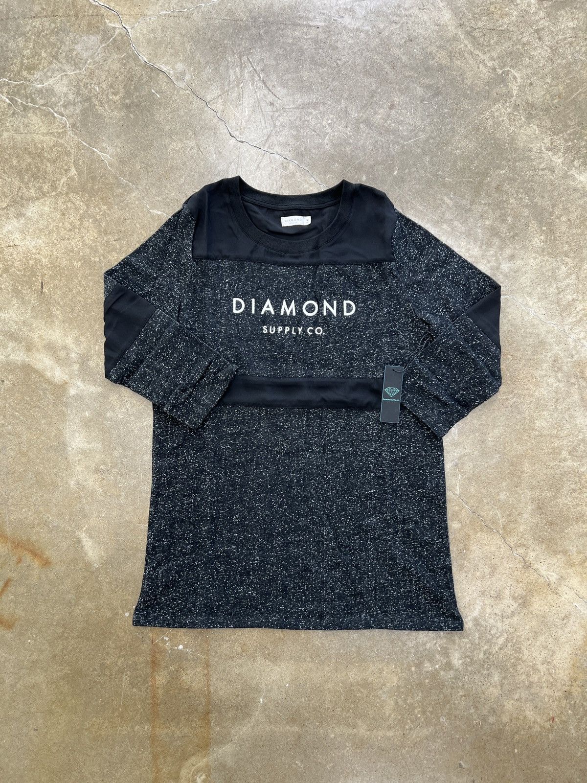 Diamond Supply Co. Diamond Supply Stone Cut Long Sleeve Top Pepper Medium Size M / US 6-8 / IT 42-44 - 2 Thumbnail