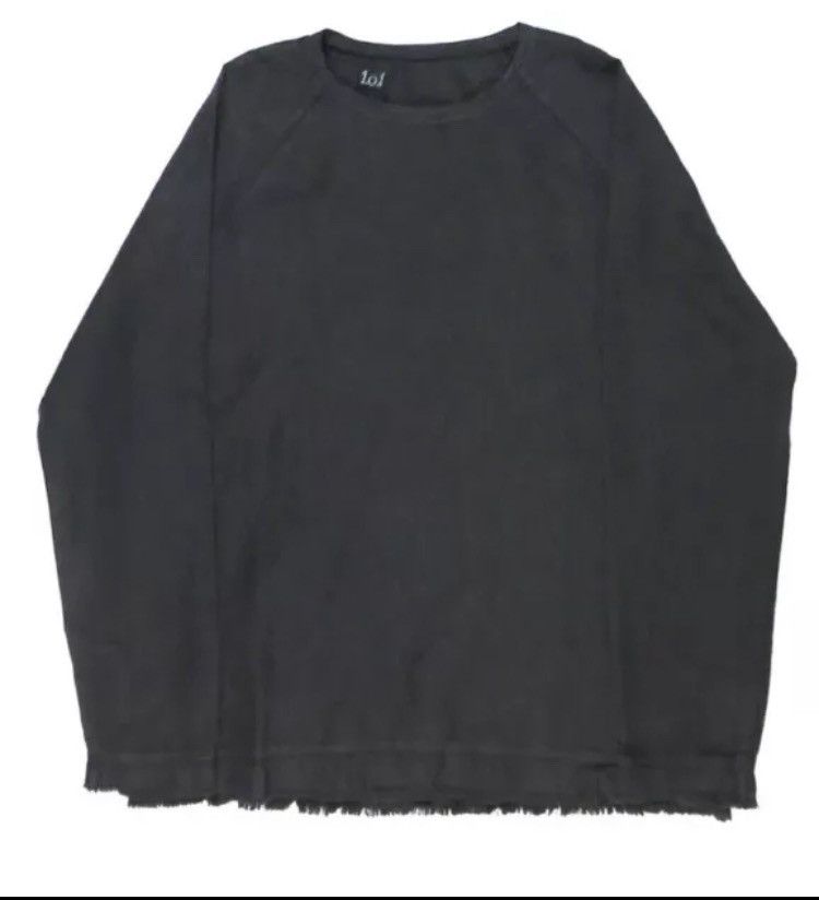 Odin 1.61 Odin Streetwear Black Raw Hem E.K. Shirt Sample Size US M / EU 48-50 / 2 - 1 Thumbnail