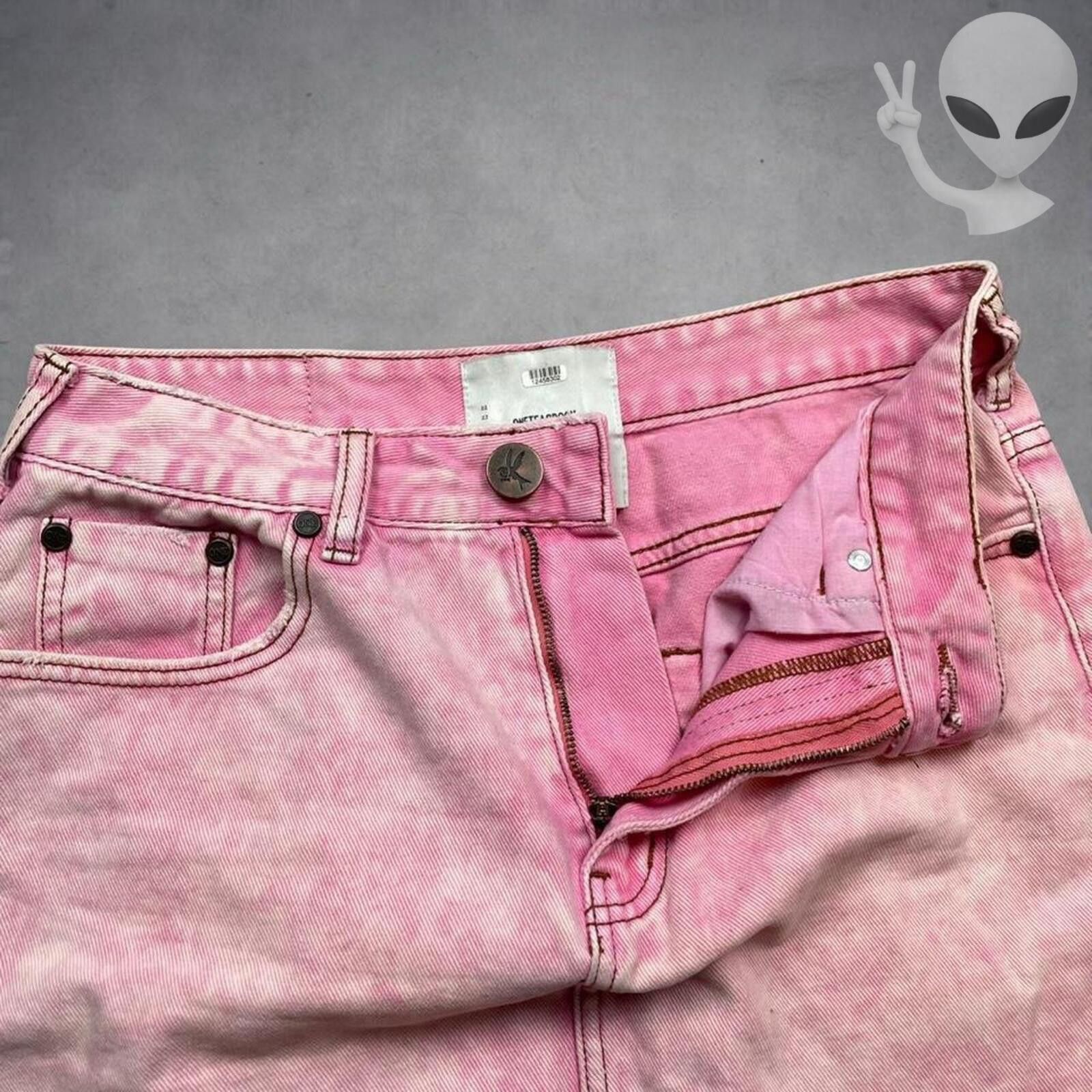 One Teaspoon One Teaspoon 2020 High Waist Pink Mini Skirt 24 Size 42" / US 20 - 5 Thumbnail
