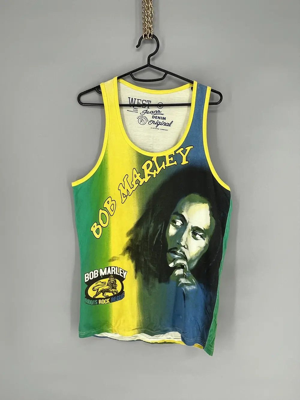 Vintage Vintage Bob Marley Roots Rock Reggae Tees Size US L / EU 52-54 / 3 - 1 Thumbnail
