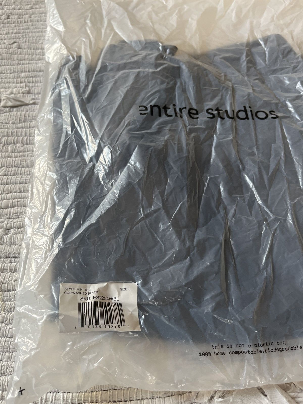 Entire Studios MINI TEE WASHED BLACK Size US L / EU 52-54 / 3 - 10 Thumbnail