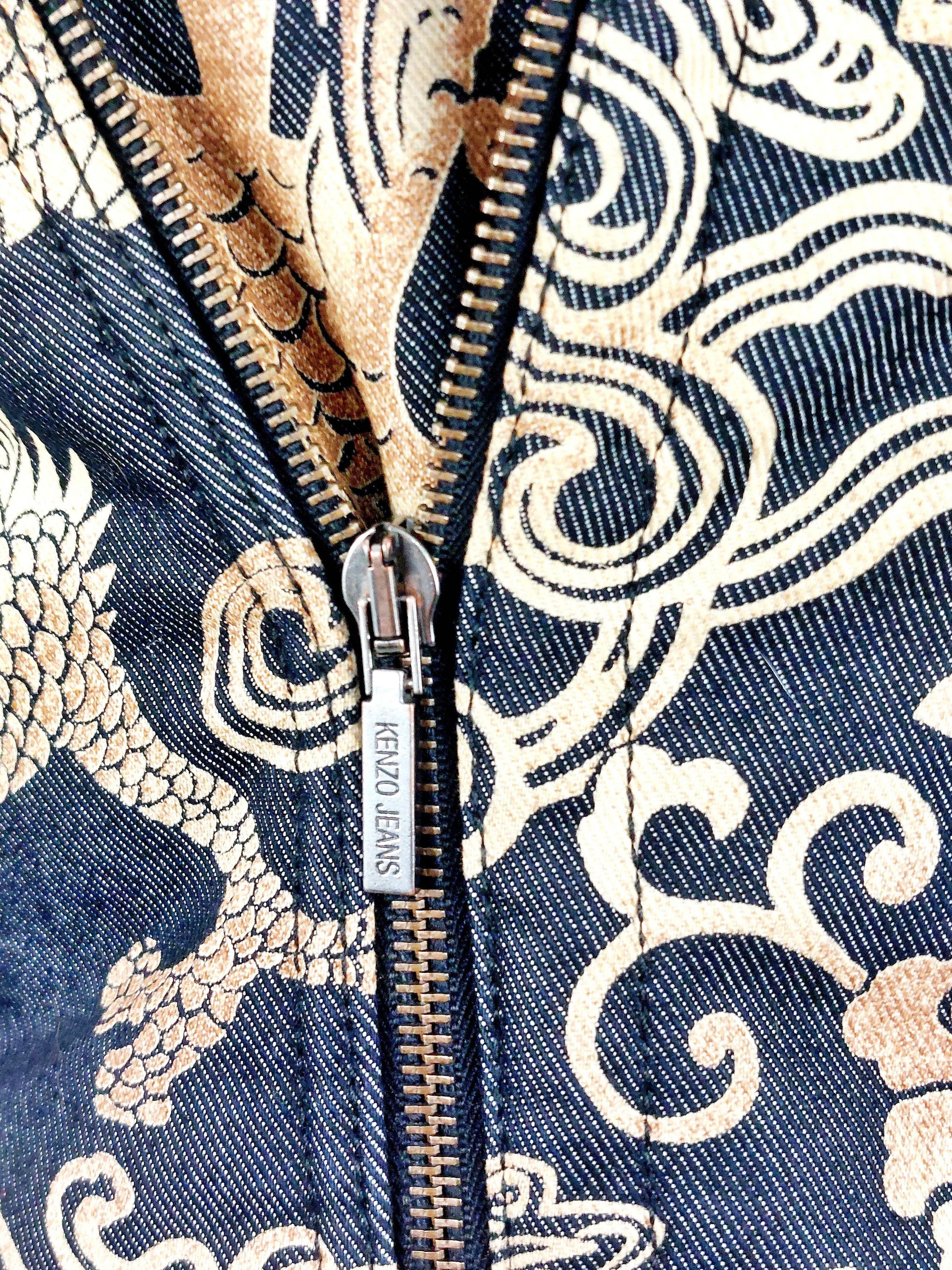 Kenzo Kenzo Jeans Japanese Asian Dragon Faux Fur Coat Jacket Size S / US 4 / IT 40 - 5 Thumbnail
