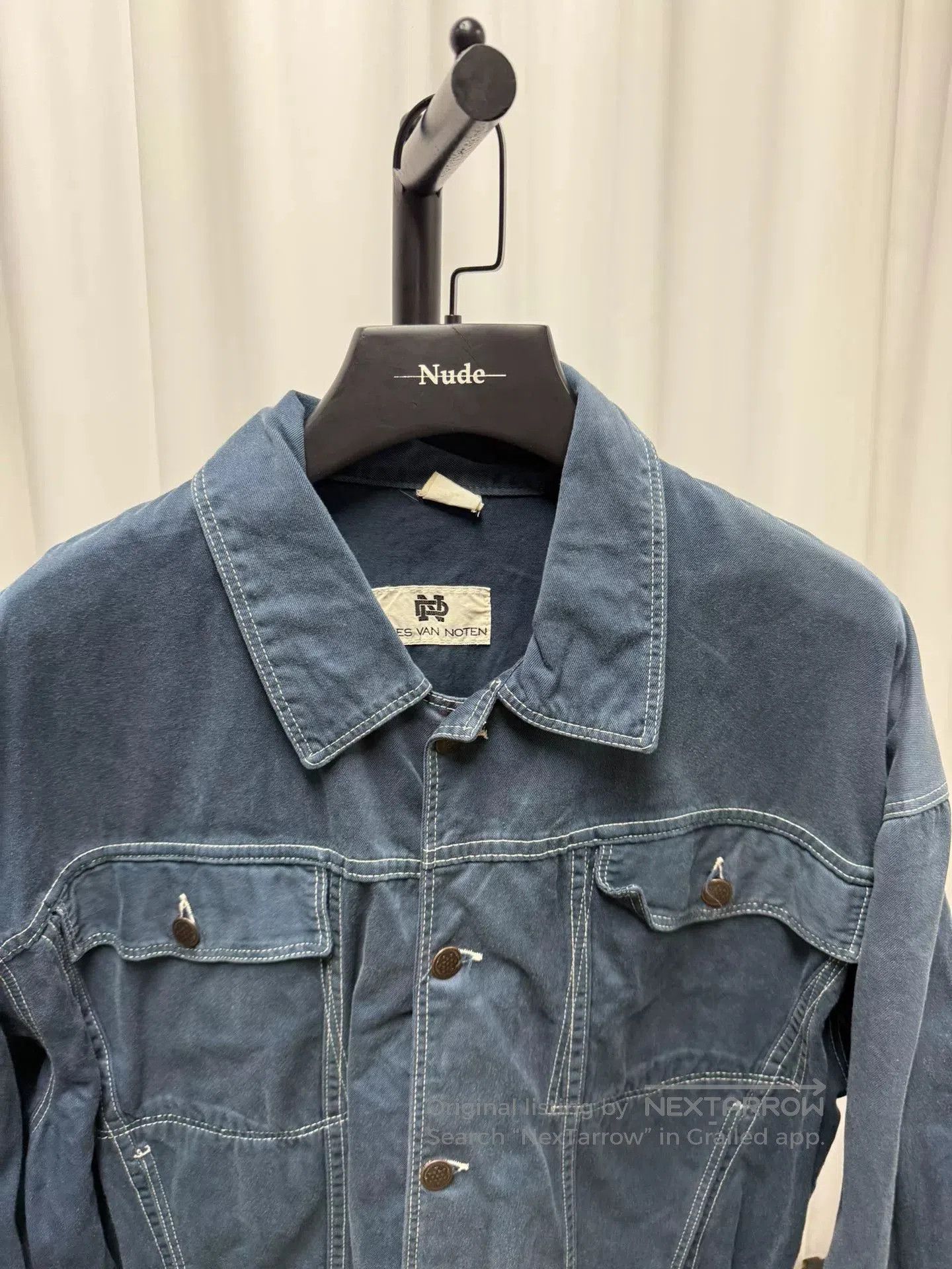 Dries Van Noten drapes van noten canvas oversized jacket. Size US L / EU 52-54 / 3 - 4 Thumbnail