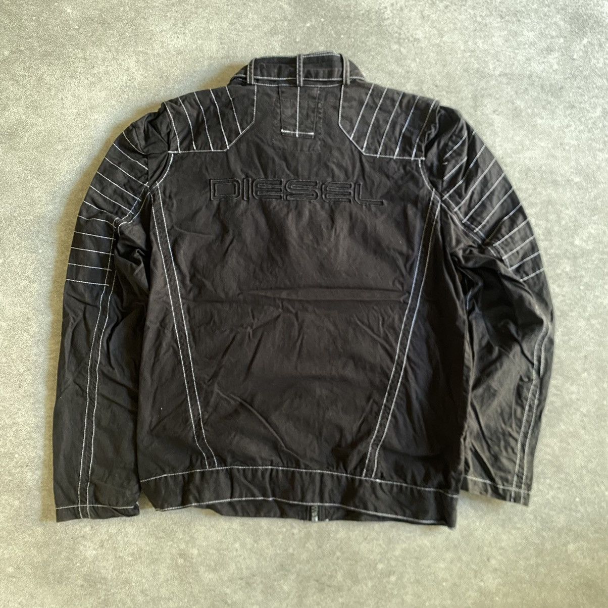 Japanese Brand Diesel Bikers Canvas Jacket Size US M / EU 48-50 / 2 - 2 Thumbnail