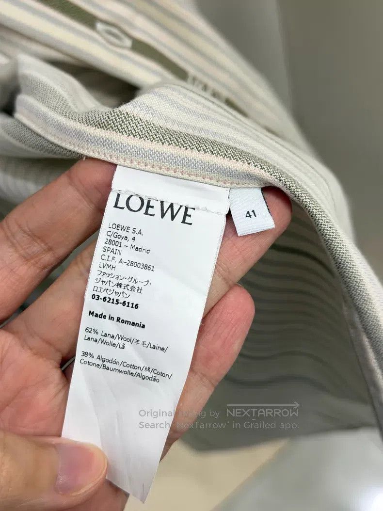 Loewe Loewe size 41 Long Sleeve Shirt Jacket Size US S / EU 44-46 / 1 - 3 Thumbnail