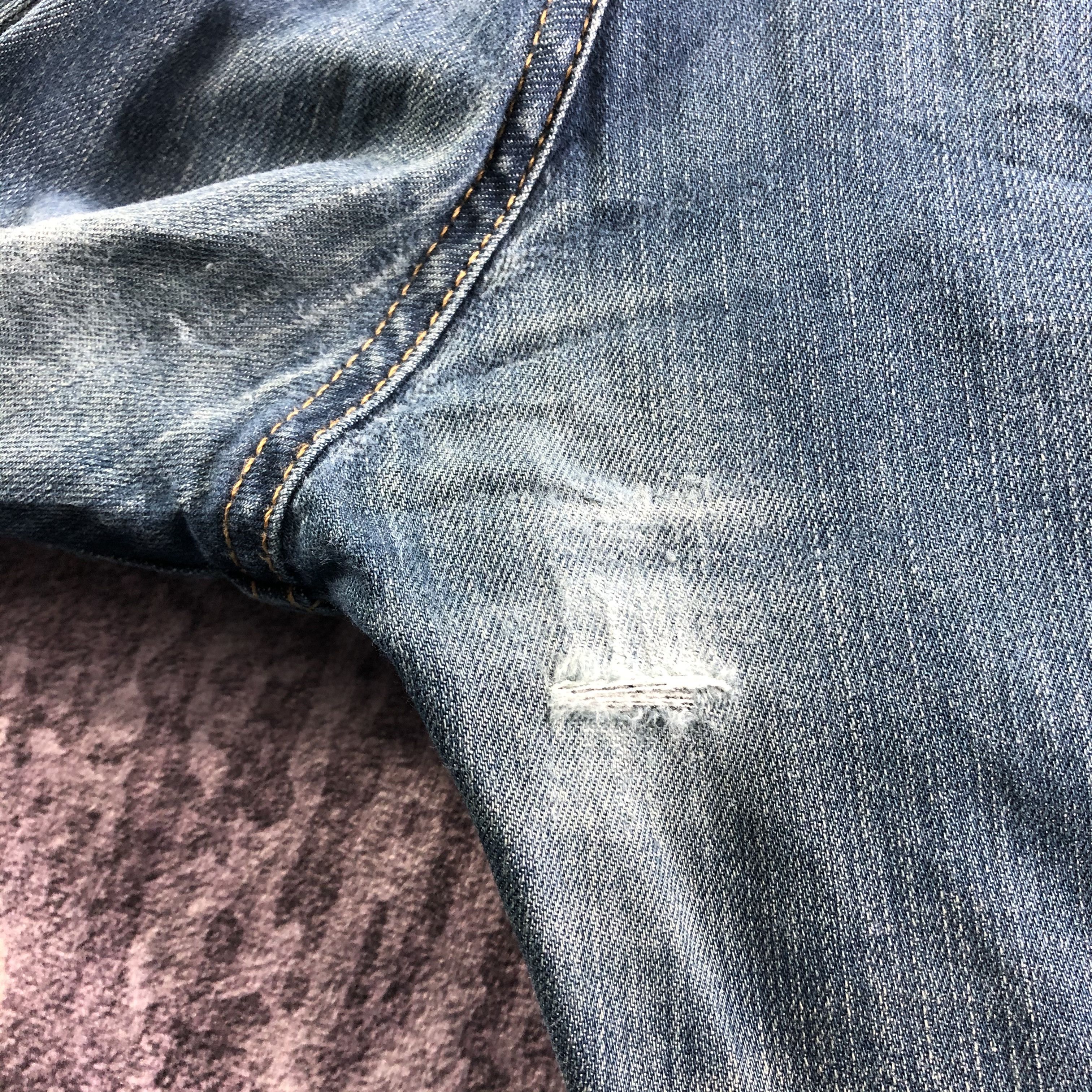 Levi's × Vintage Vintage Blue Wash Levis 502 Jeans-JM3514 Size 37" - 6 Thumbnail