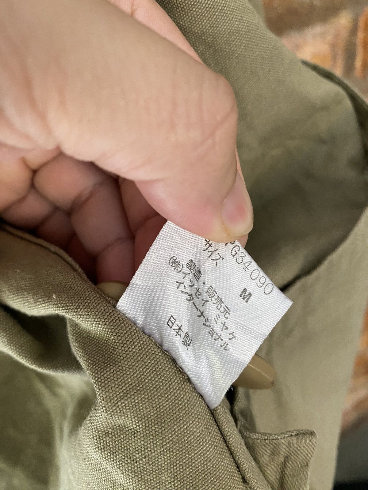 Issey Miyake 80s ISSEY MIYAKE Plantation Double collar oversized military Size US M / EU 48-50 / 2 - 16 Thumbnail