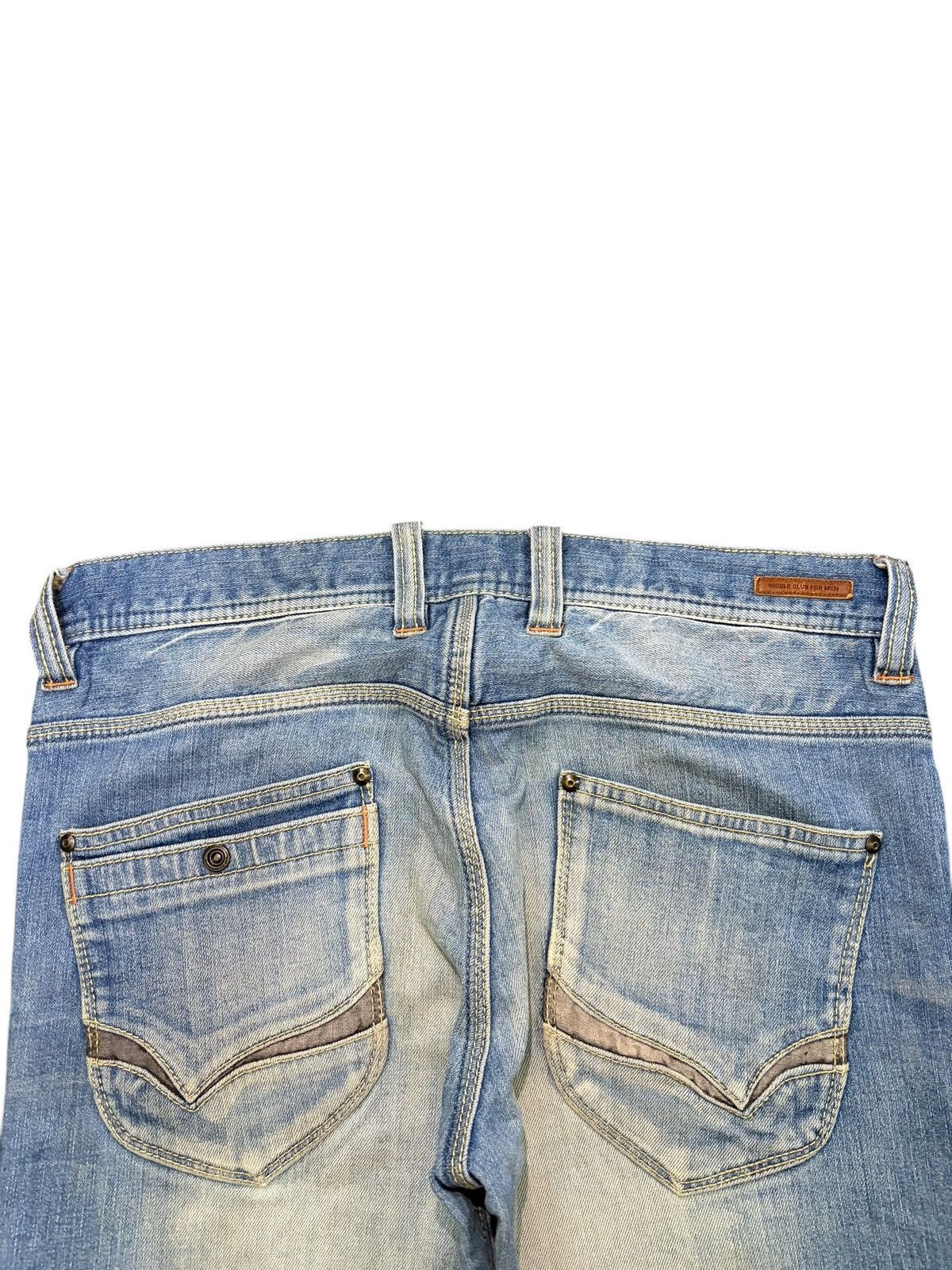 Nicole Club Vintage Nicole Club For Men Distressed Flare Jeans Size 32" / US 10 / IT 46 - 4 Thumbnail