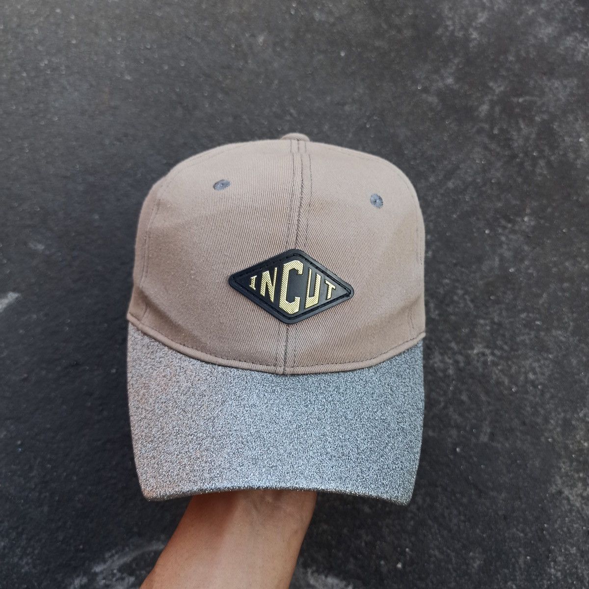 “Incut” glitter unique visor Hats.