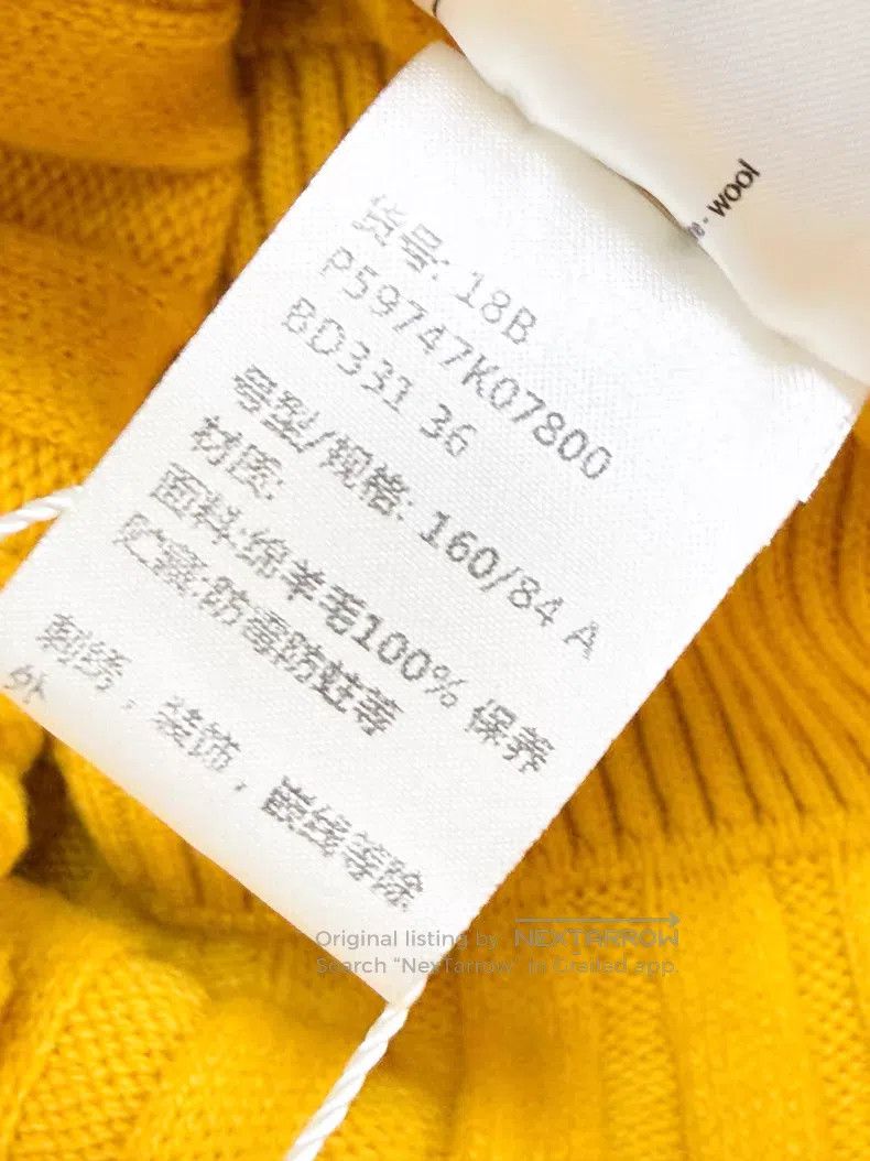 Chanel Chanel Vertical striped cashmere long-sleeved knitted dres Size XS / US 0-2 / IT 36-38 - 7 Thumbnail