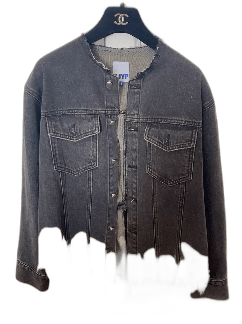 Kapital Stylish SJYP Denim Jacket with Unique Design Size US L / EU 52-54 / 3 - 1 Thumbnail
