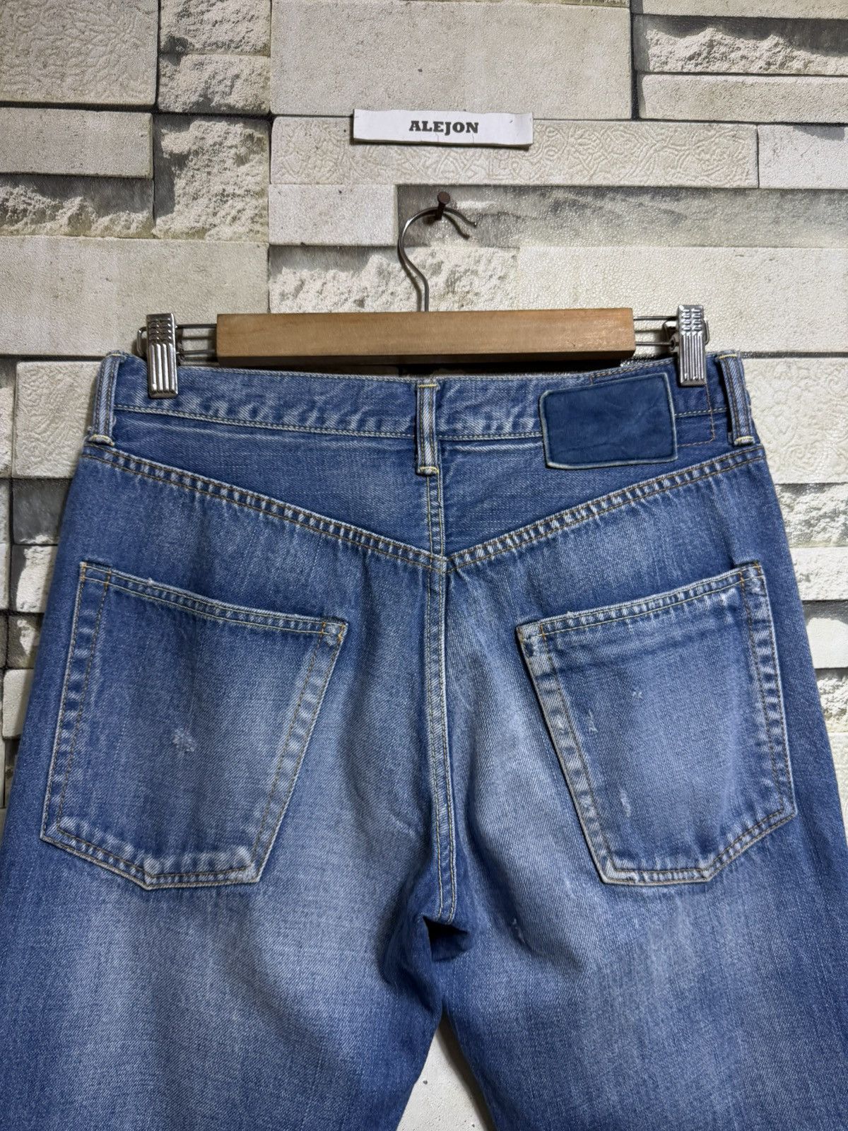 Visvim VISVIM 03D5 SOCIAL SCULPTURE DENIM PANTS Size US 31 - 5 Thumbnail