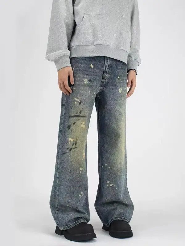 VIBE High-End Custom Loose Fit Japanese Denim Jeans Size US 32 / EU 48 - 3 Thumbnail