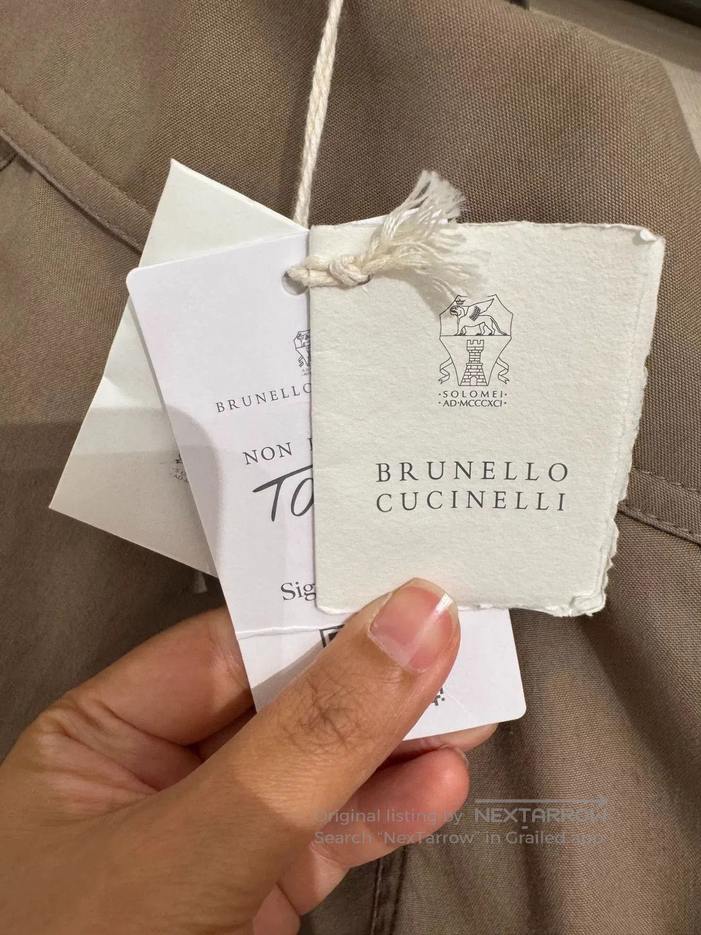 Brunello Cucinelli Brunello Cucinelli Beige Coat Size 38. Size US S / EU 44-46 / 1 - 6 Thumbnail