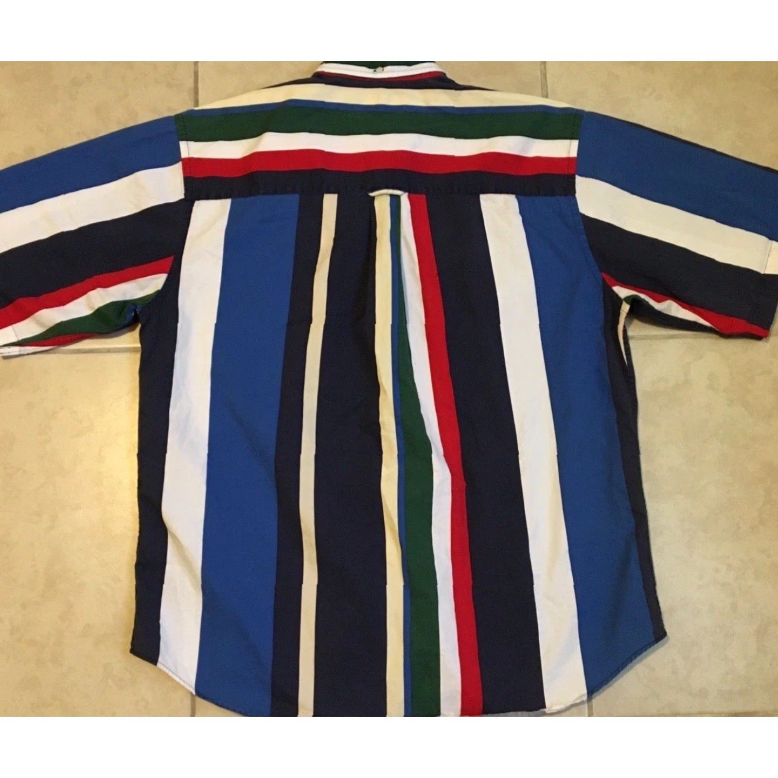 Gotcha VINTAGE 90s Striped Faded Button-Up Shirt L Surf Skate Beach Grunge AOP Vaporwave Gotcha OP 80 Size US L / EU 52-54 / 3 - 3 Thumbnail
