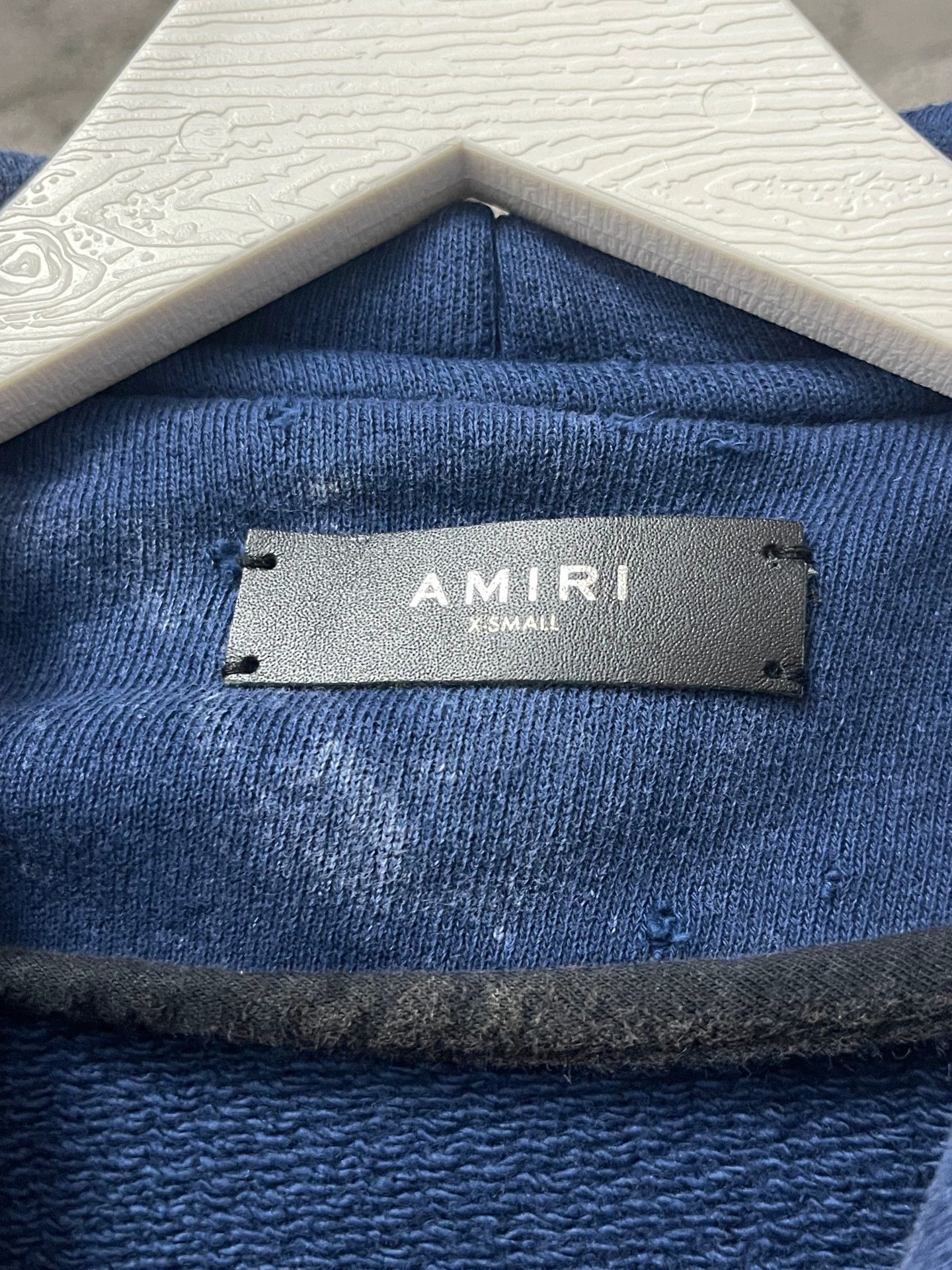 Amiri amiri blue zip-up hoodie jacket xs Size US XS / EU 42 / 0 - 6 Thumbnail
