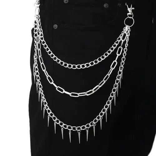 Jewelry Unisex Spikes KeyChain Size ONE SIZE - 1 Thumbnail