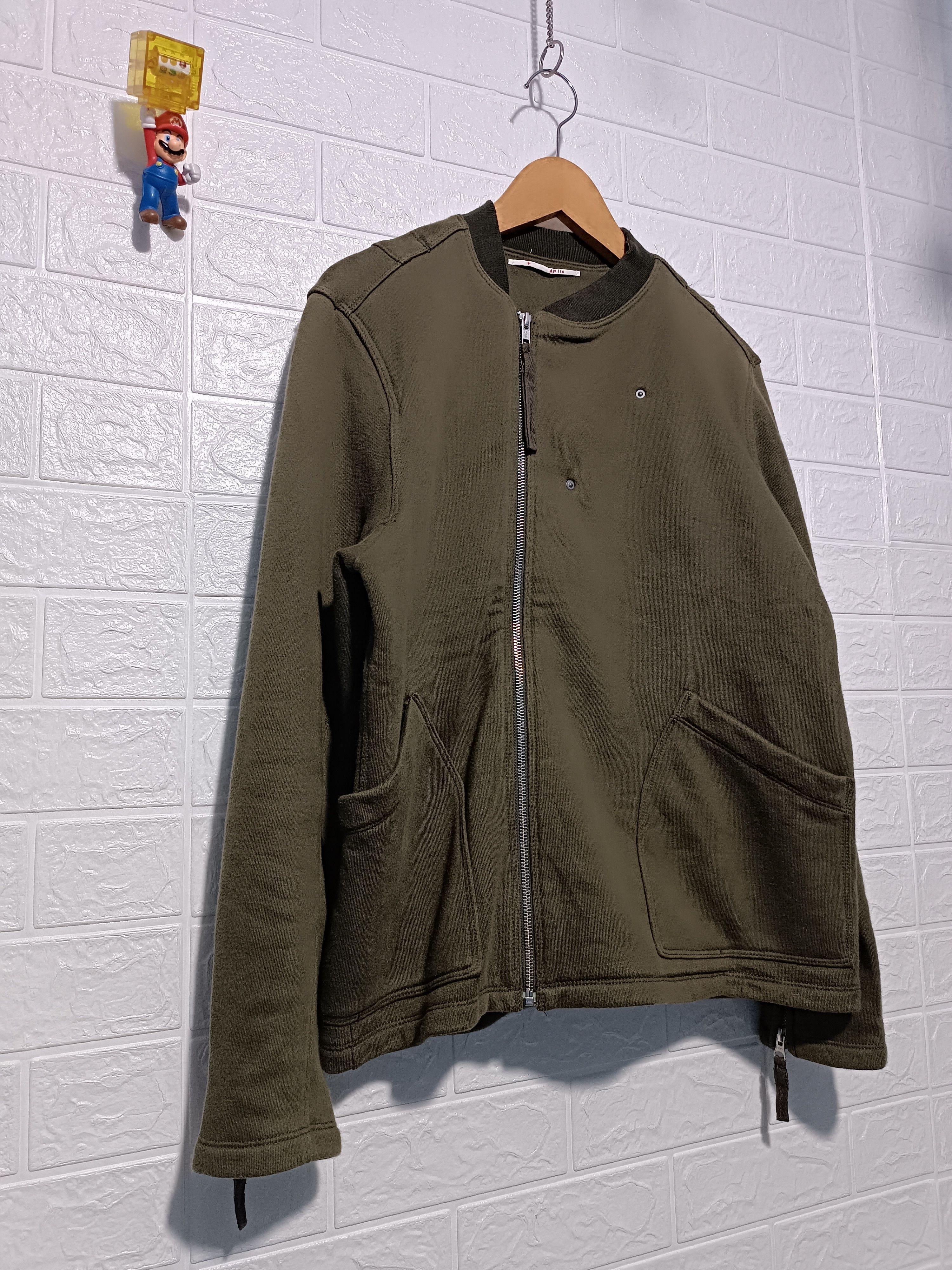 Japanese Brand Asymmetrical Bomber Sweater Jacket Size US M / EU 48-50 / 2 - 4 Thumbnail